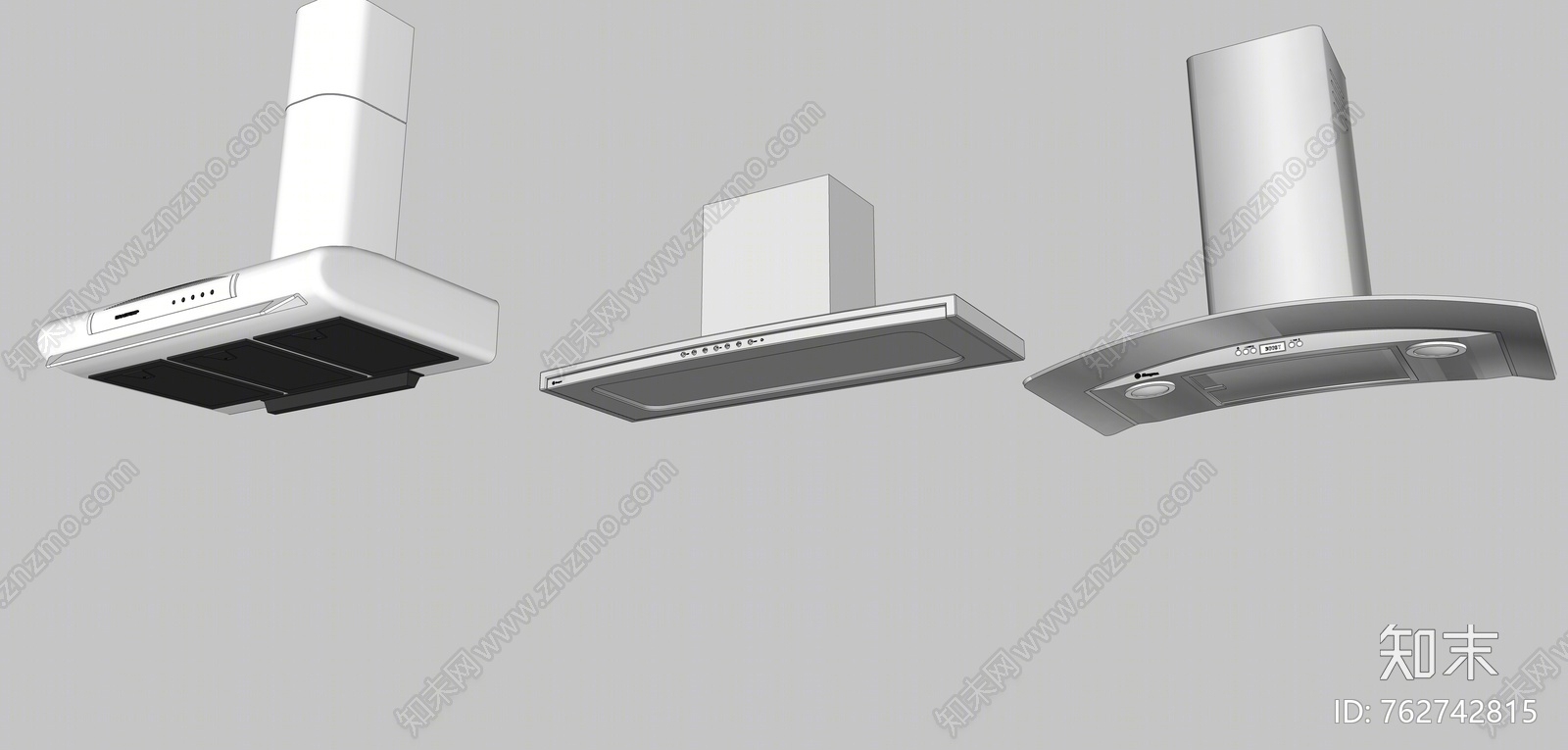 现代风格油烟机SU模型下载【ID:762742815】