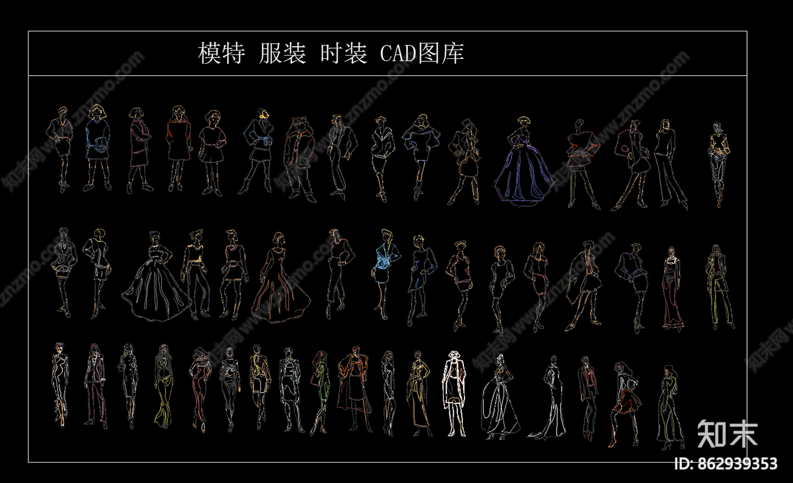 模特施工图下载【ID:862939353】