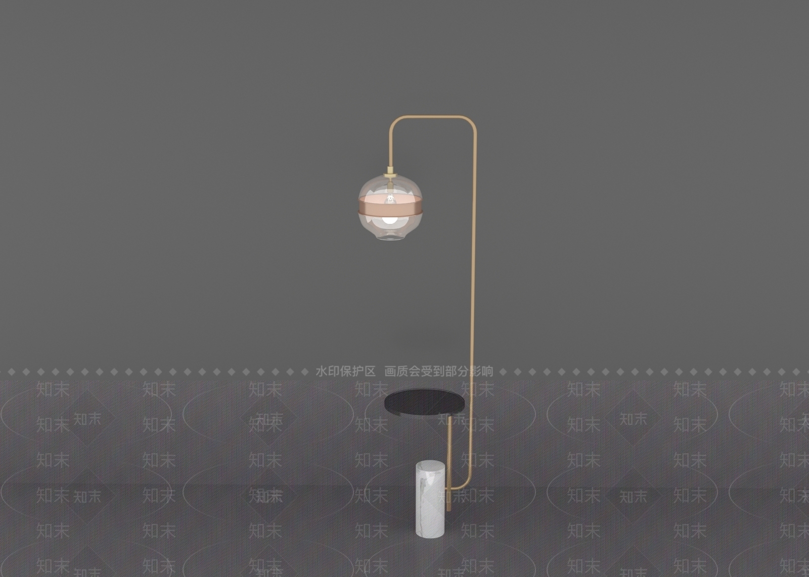 现代落地灯3D模型下载【ID:763019157】