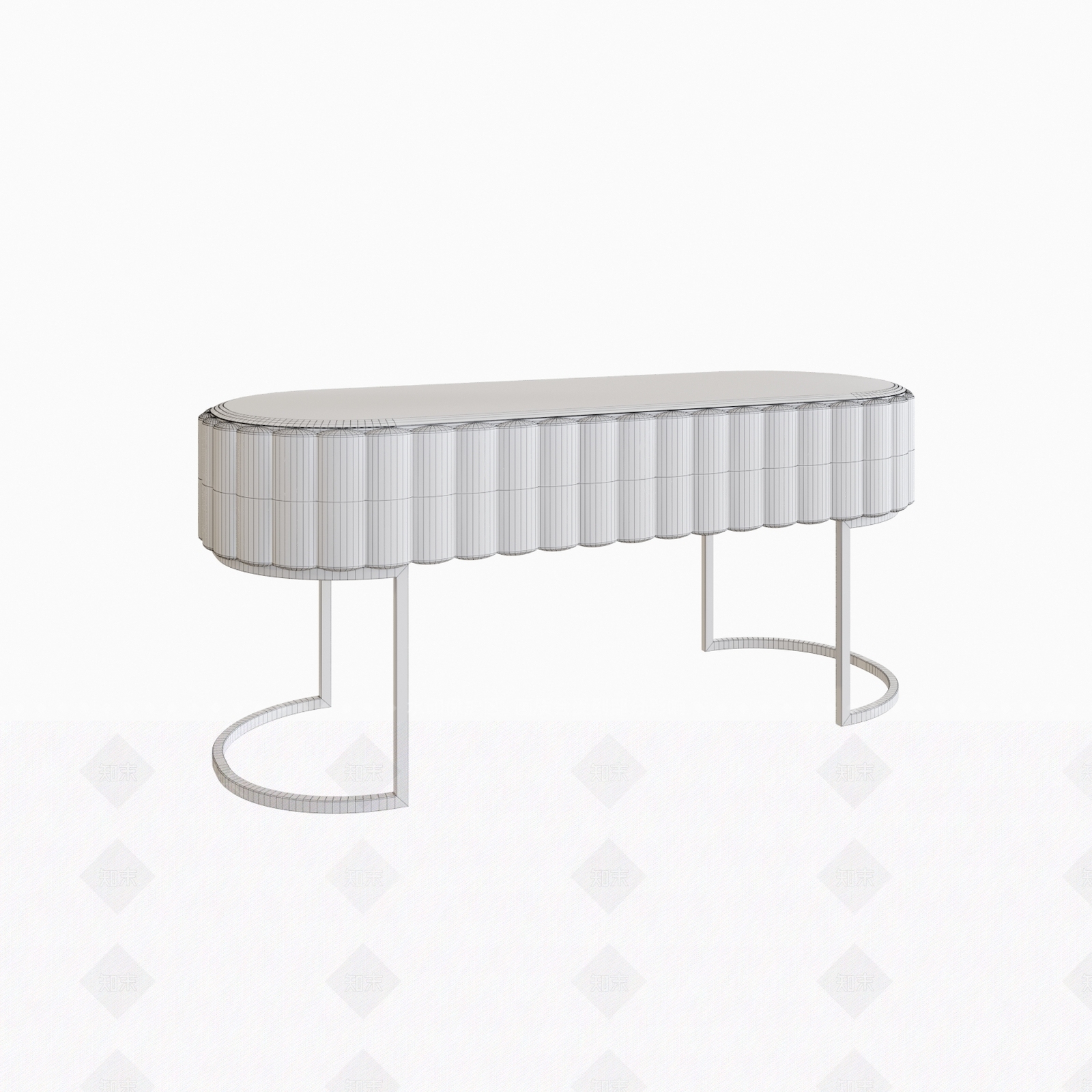 北欧床尾凳3D模型下载【ID:463034427】