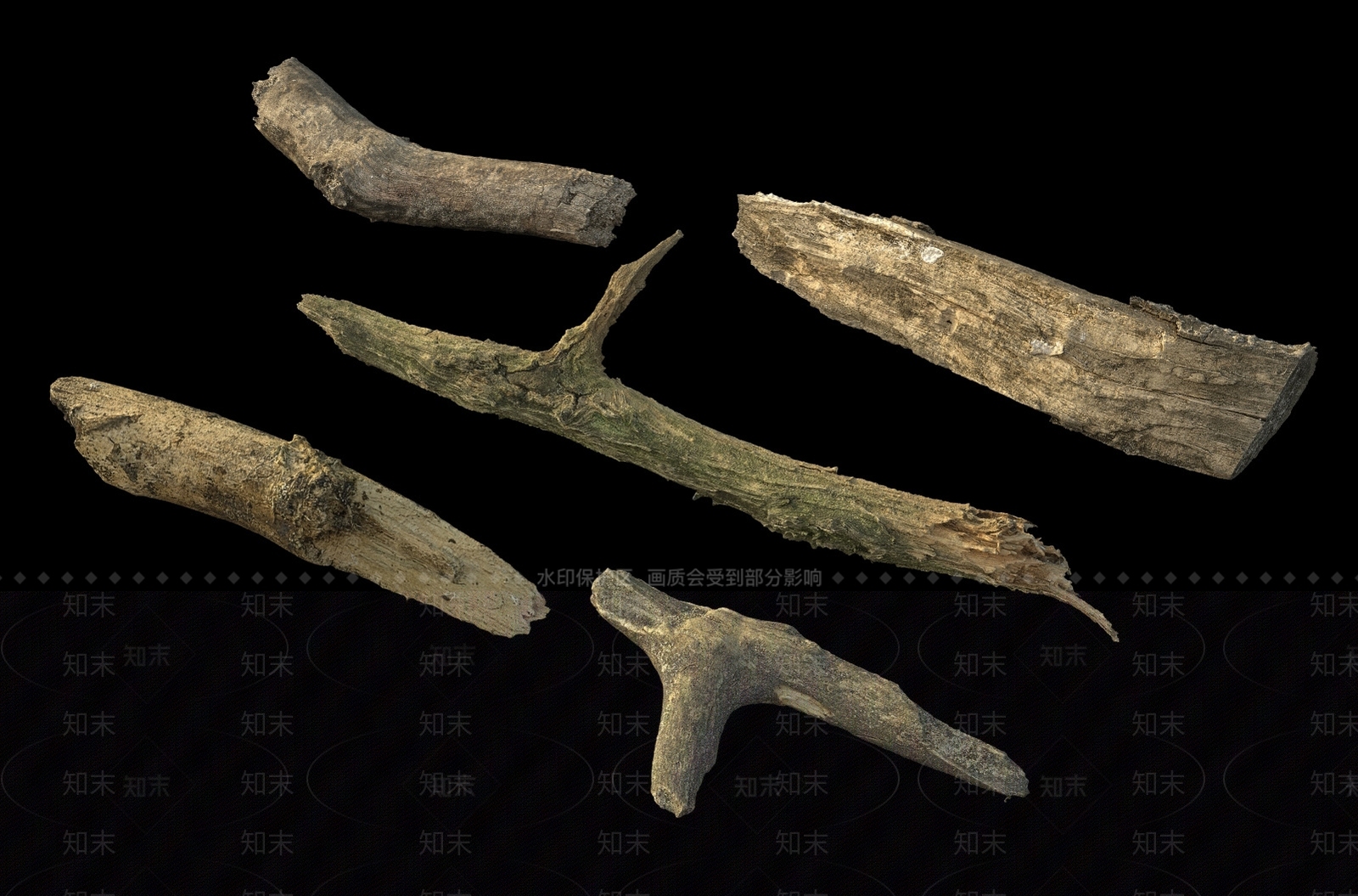 现代树根3D模型下载【ID:363129606】