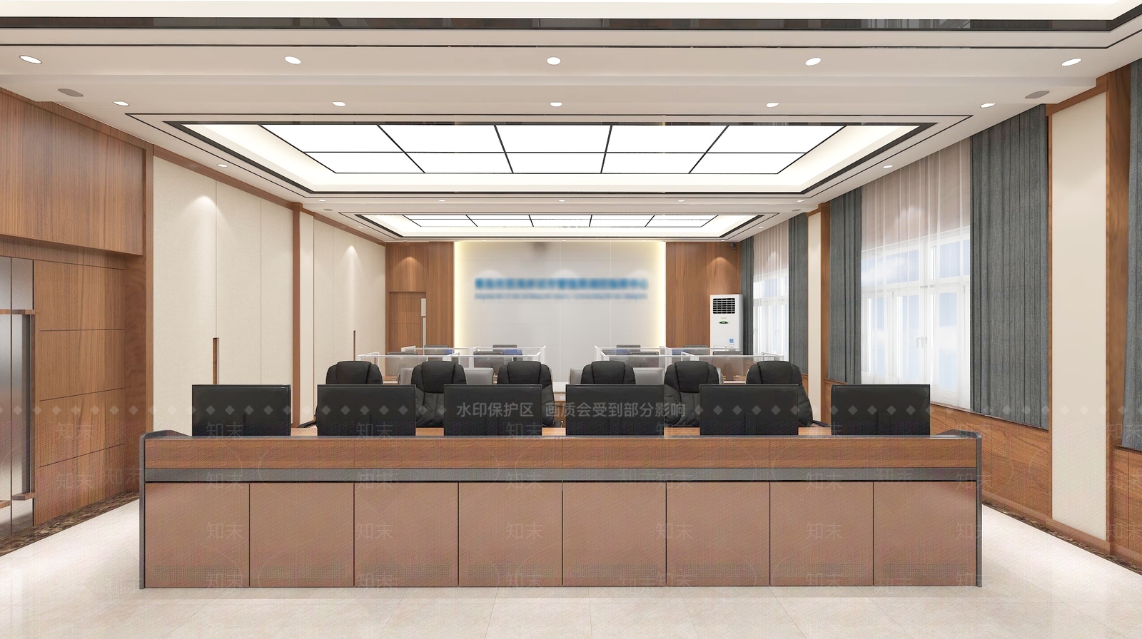现代演播厅3D模型下载【ID:363297198】