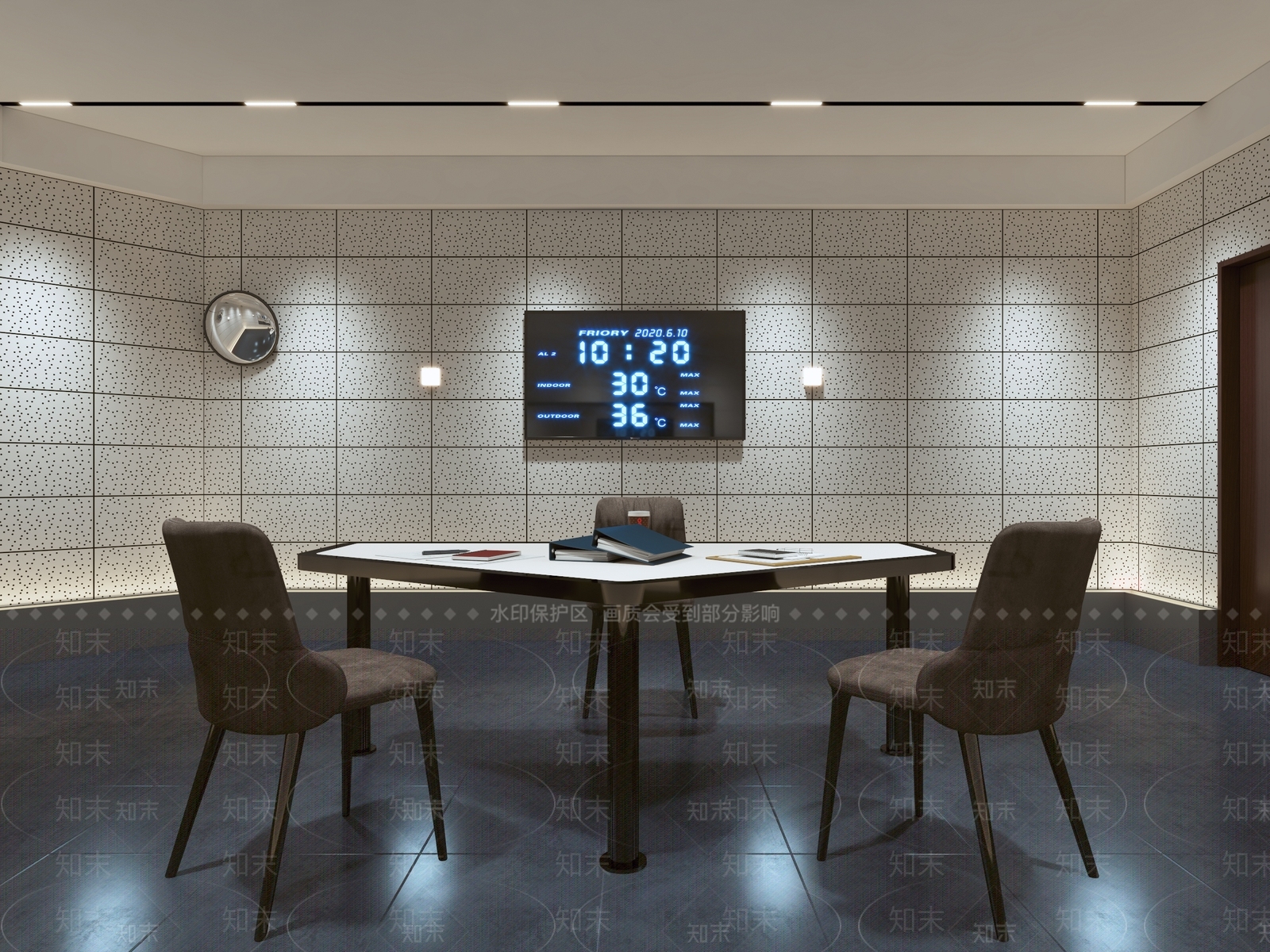 现代询问室3D模型下载【ID:563338587】