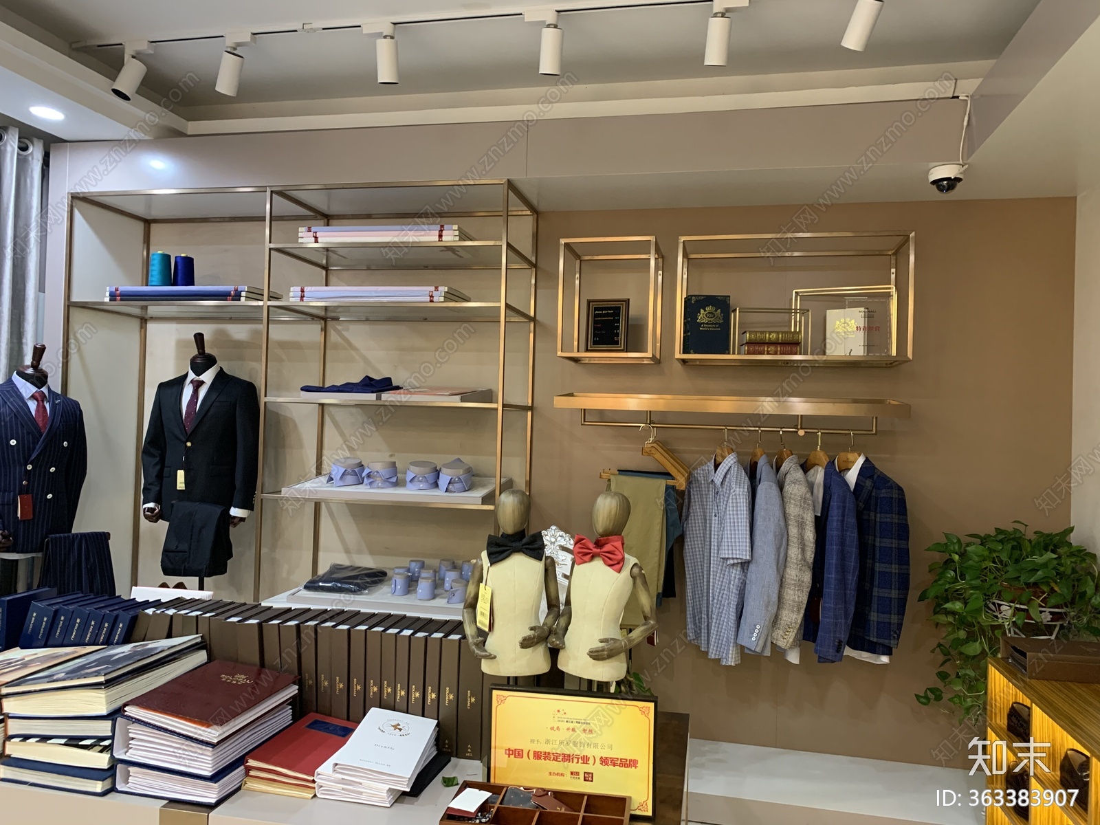 服装订制店整体施工图cad施工图下载【ID:363383907】