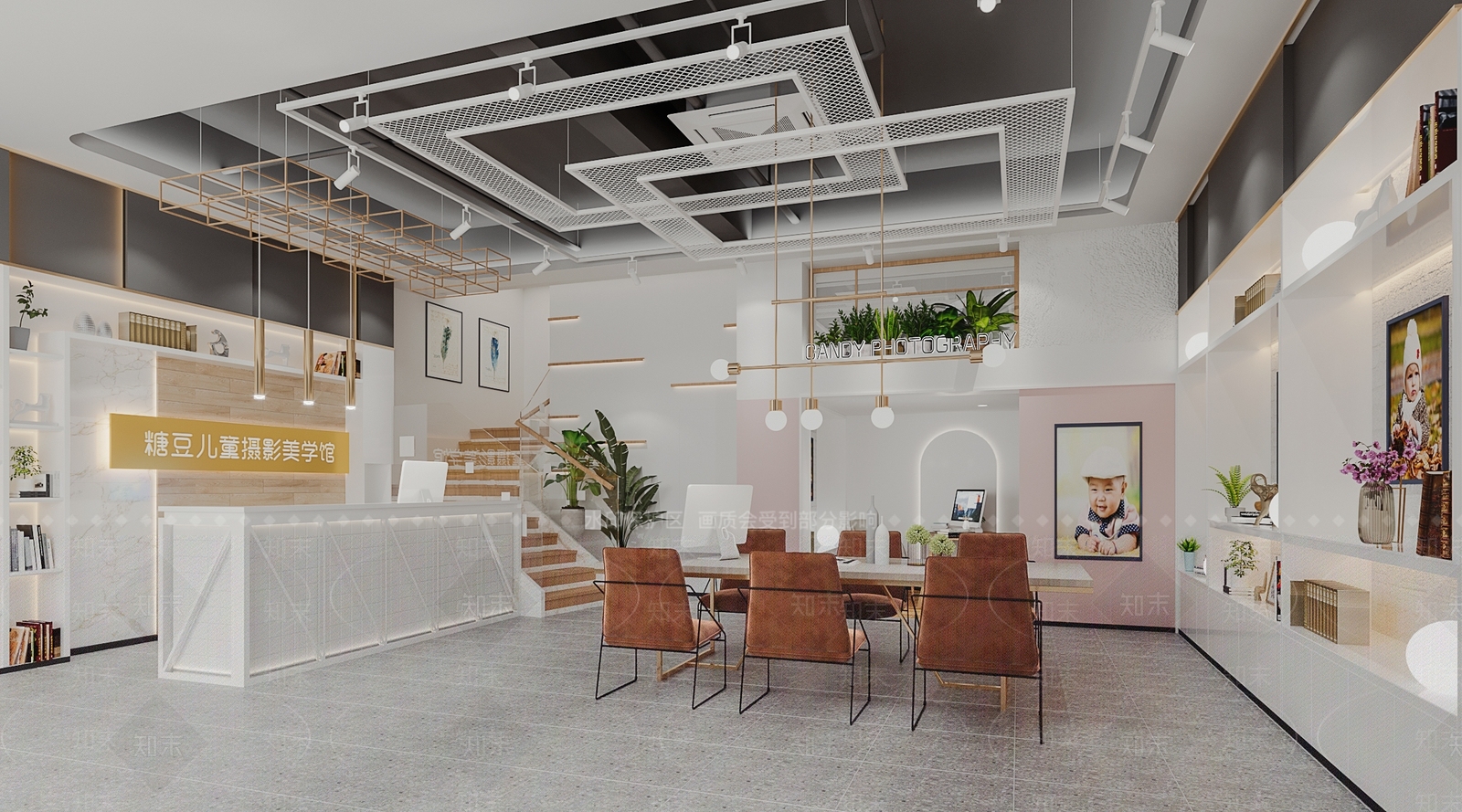 现代儿童摄影店3D模型下载【ID:563415567】