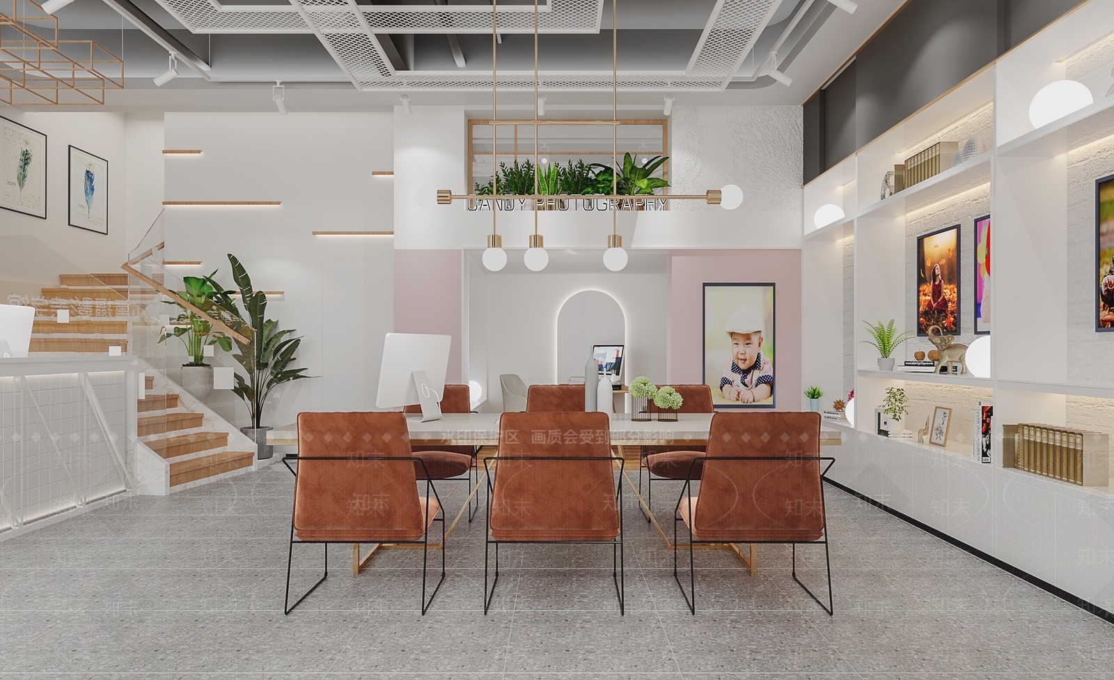 现代儿童摄影店3D模型下载【ID:563415567】