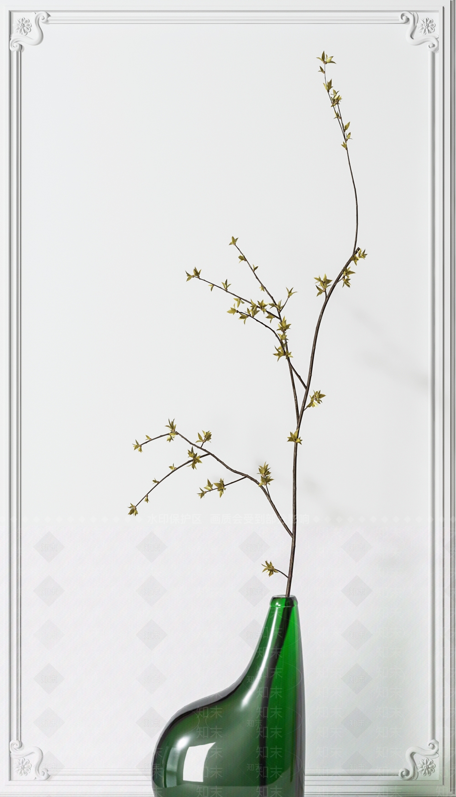 现代水生植物3D模型下载【ID:363589808】