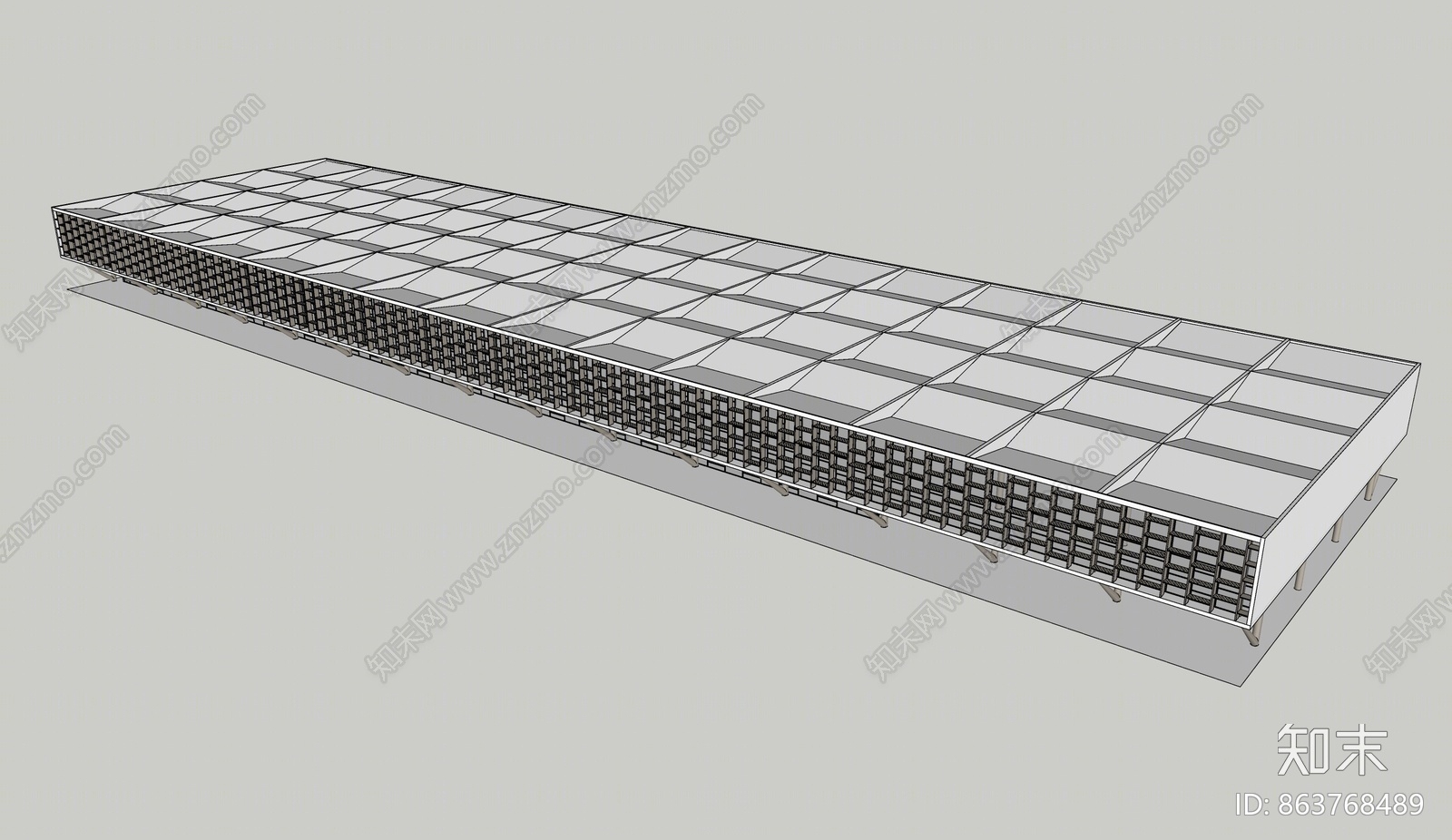 现代风格机场SU模型下载【ID:863768489】
