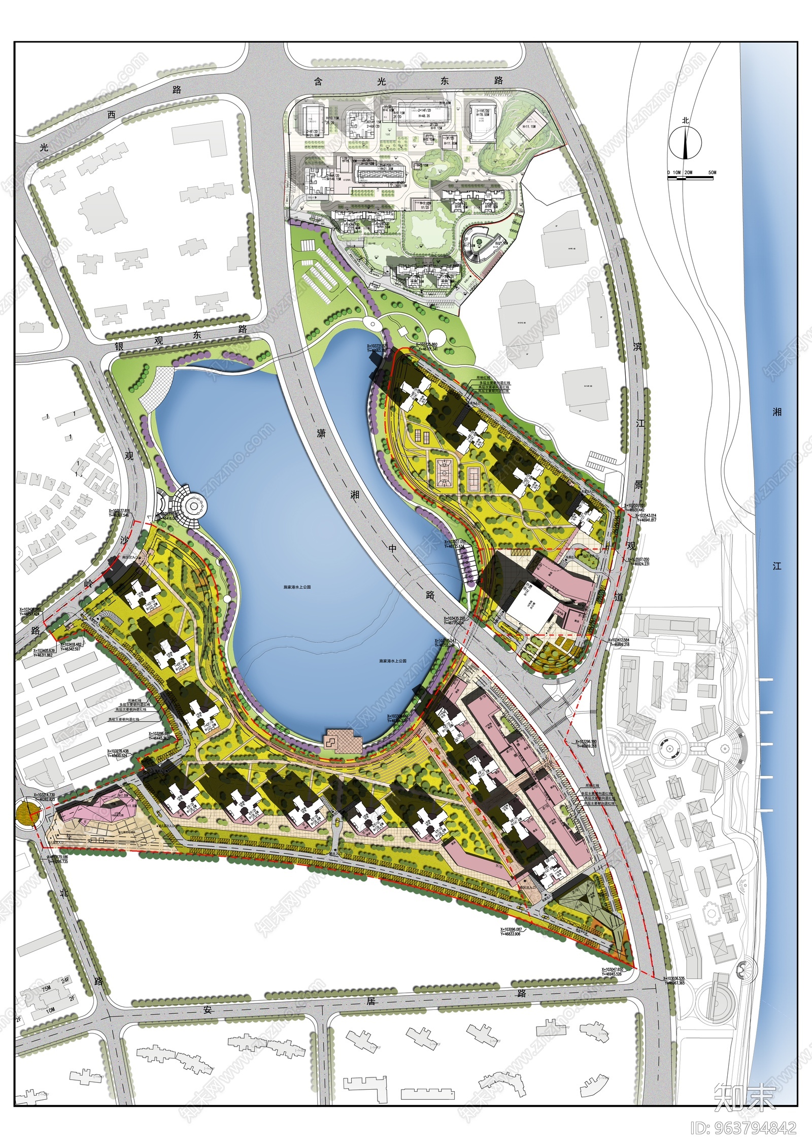 长沙万科金域国际项目规划方案含CAD平面施工图下载【ID:963794842】