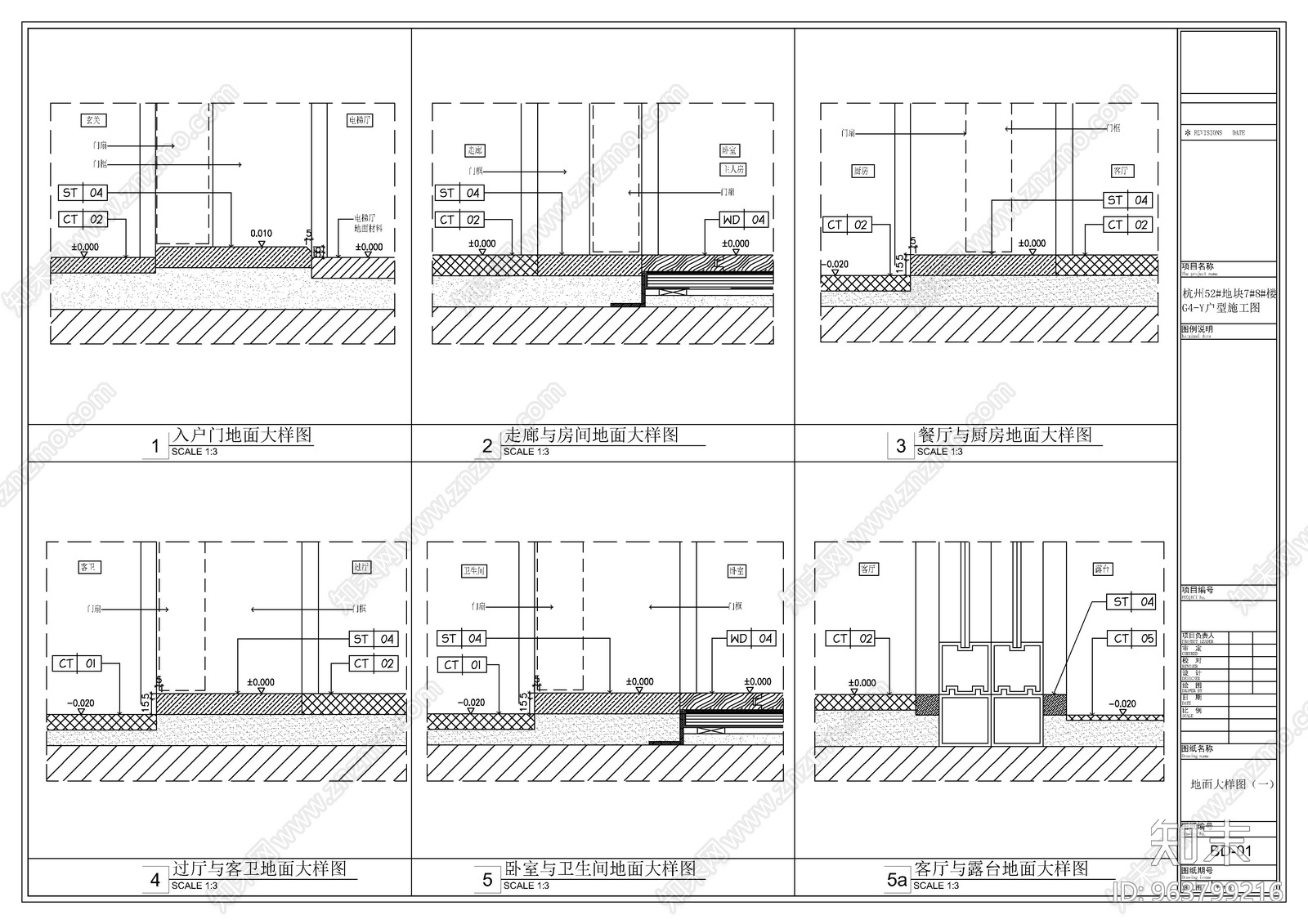 富力余政储出户型室cad施工图下载【ID:963799216】