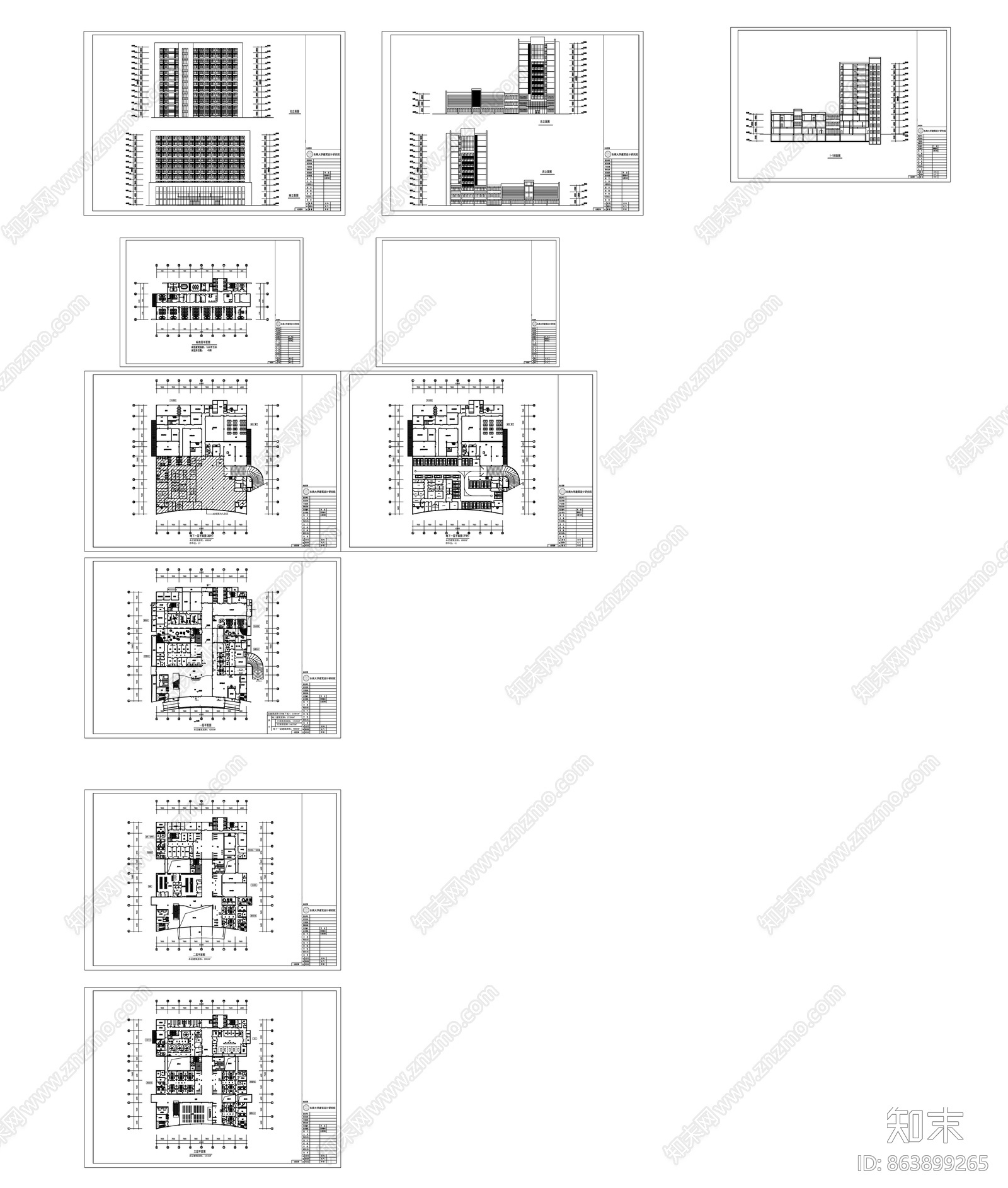 丰县新城区医院cad施工图下载【ID:863899265】