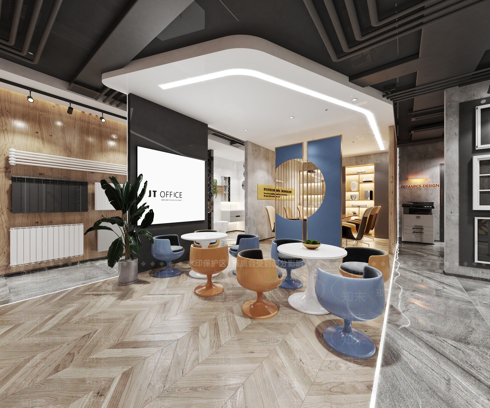 现代家具展示3D模型下载【ID:463936162】