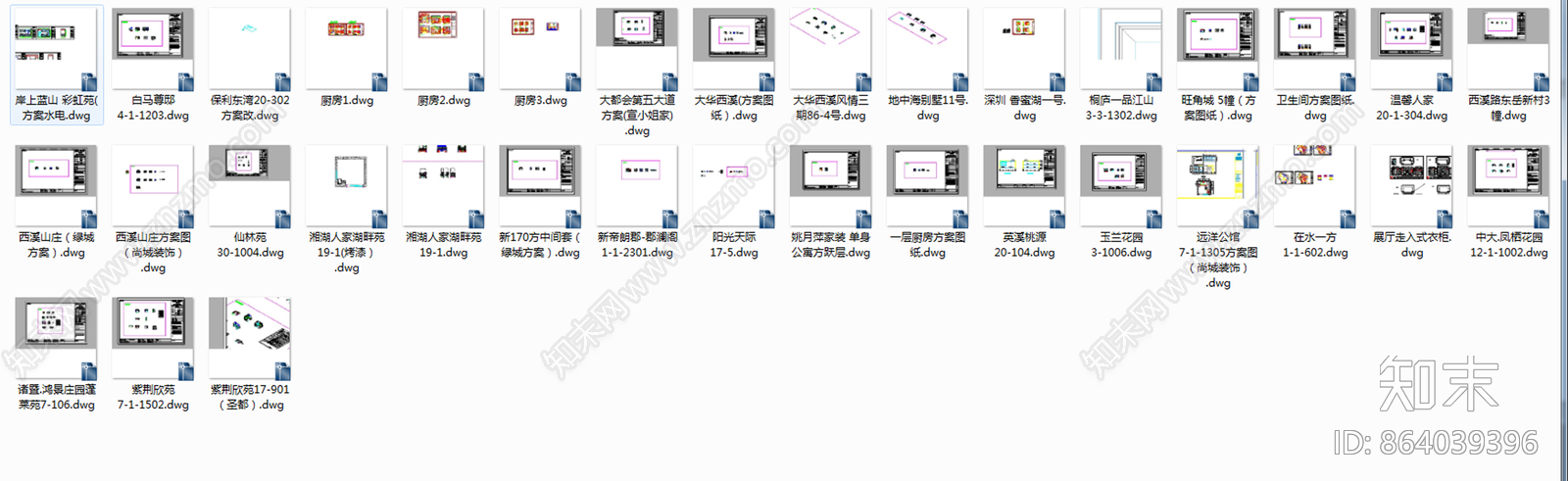 橱柜设计CAD图纸cad施工图下载【ID:864039396】