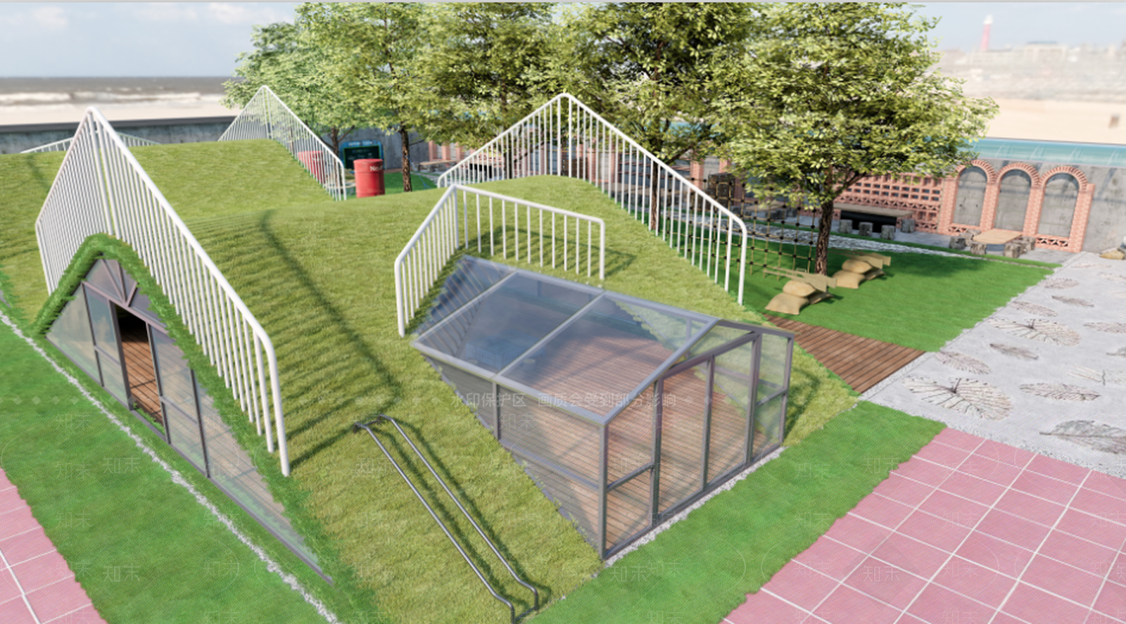 日式风格幼儿园SU模型下载【ID:864095169】