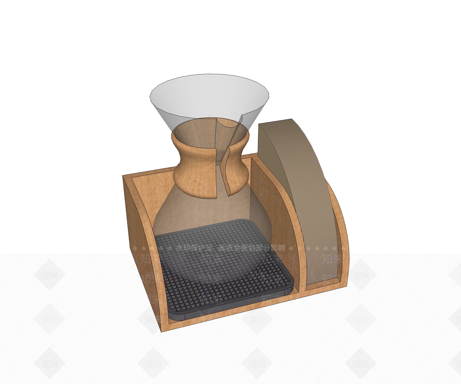 北欧风格瓶子SU模型下载【ID:664096075】