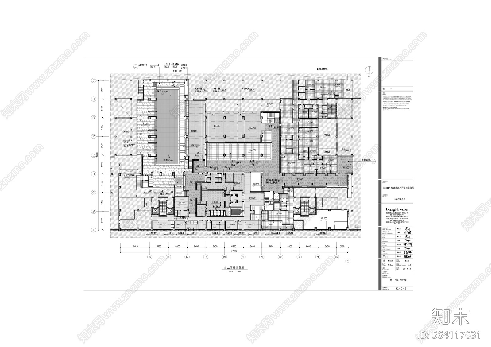 梁建国-北京集美组cad施工图下载【ID:564117631】