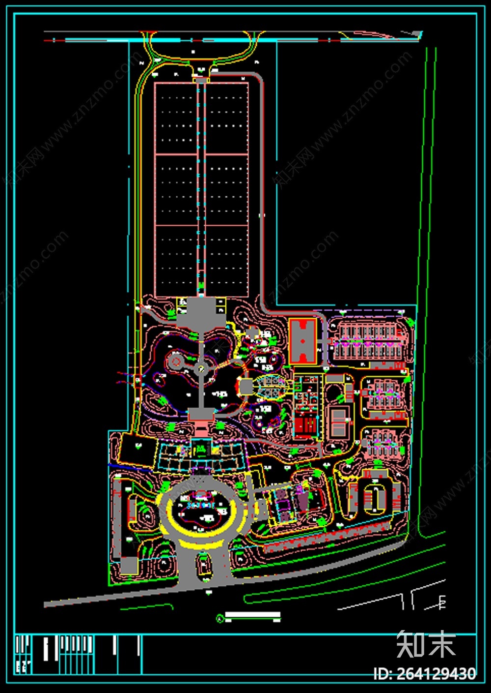 陵水现代农业科技园cad施工图下载【ID:264129430】