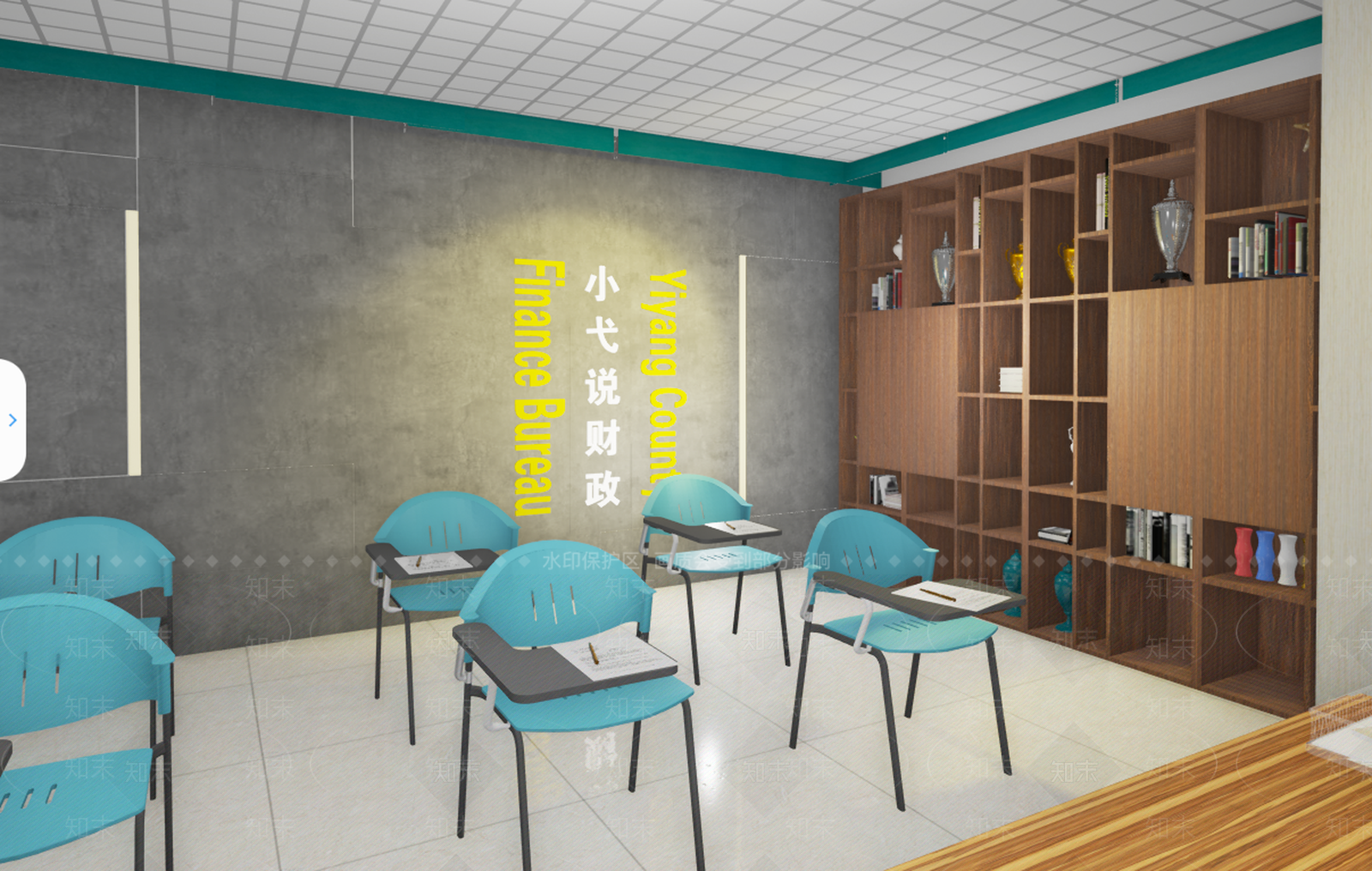 现代风格直播间SU模型下载【ID:364248204】