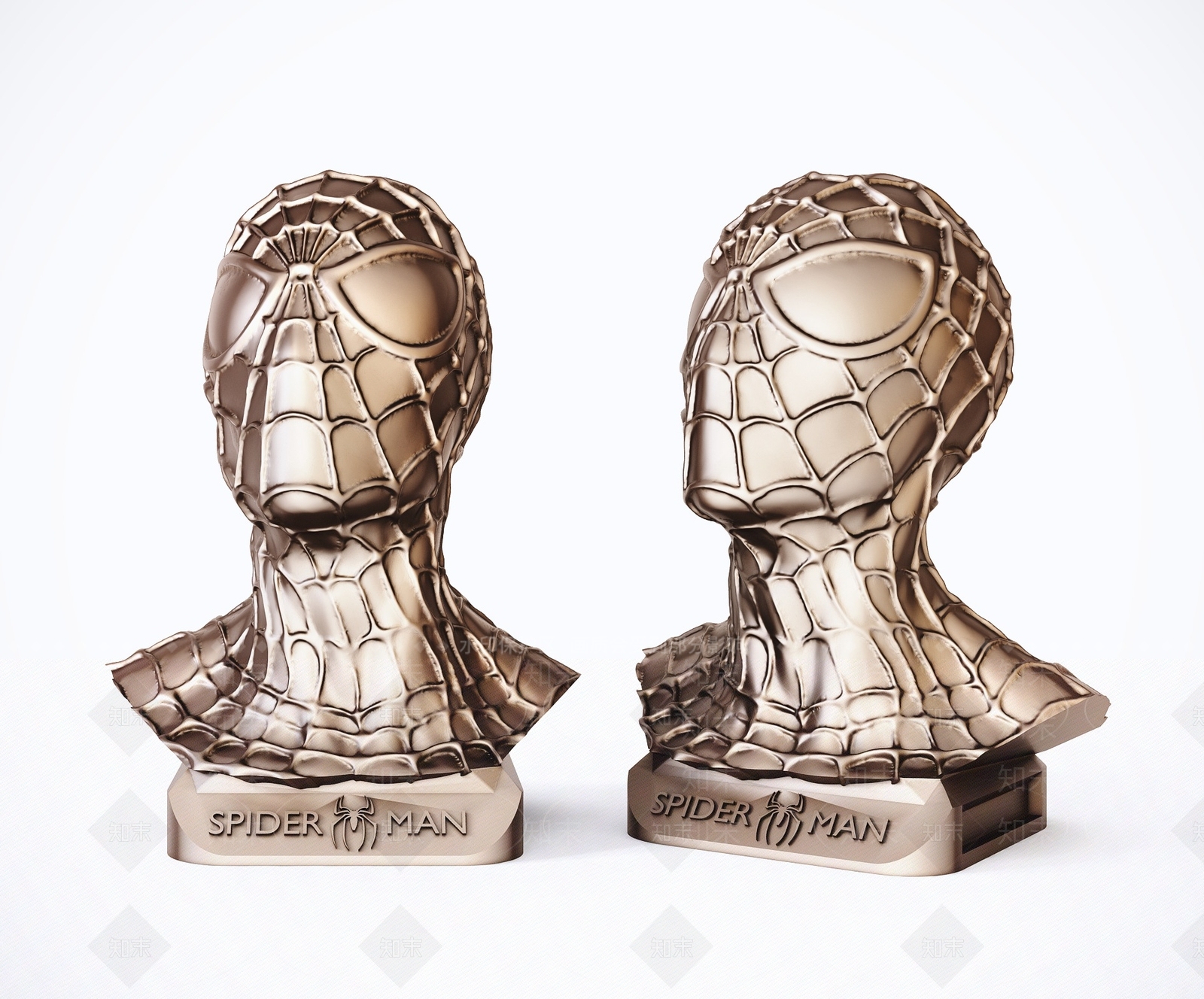 现代蜘蛛侠人物头像3D模型下载【ID:364250846】