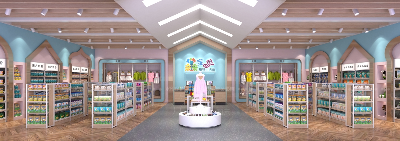 现代母婴店3D模型下载【ID:264994234】