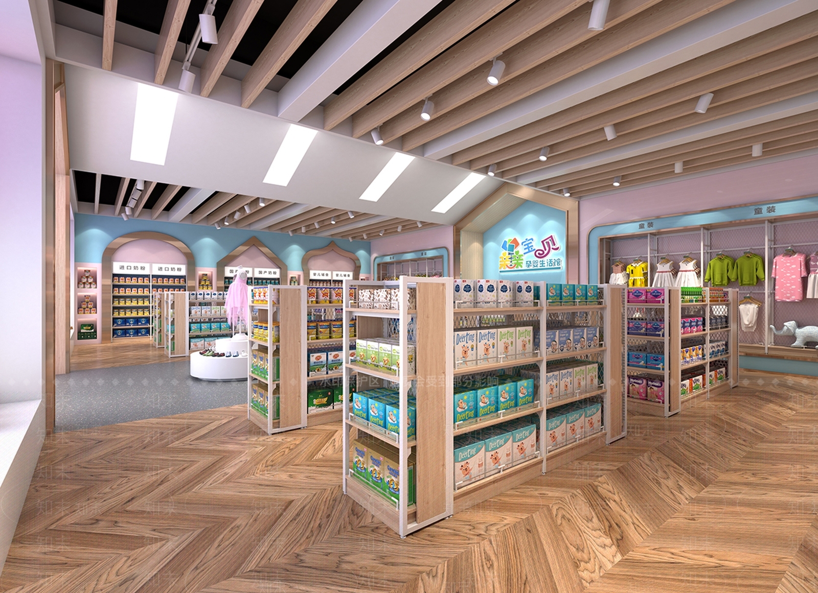 现代母婴店3D模型下载【ID:264994234】