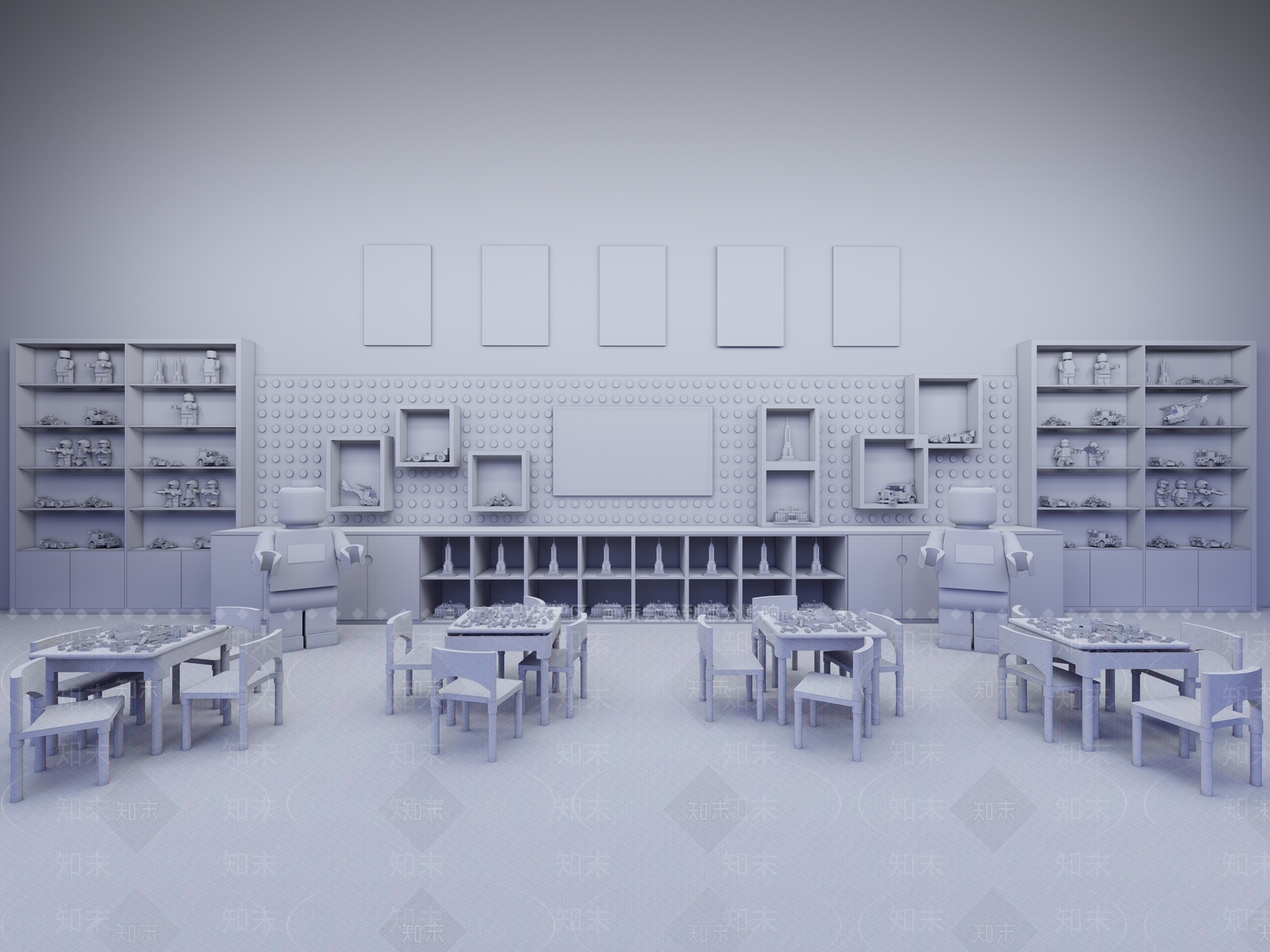 现代风格玩具店SU模型下载【ID:165066367】