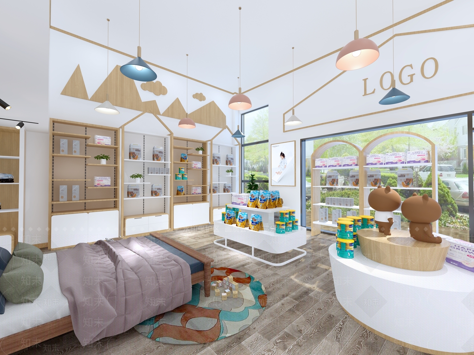 现代母婴店3D模型下载【ID:265217208】