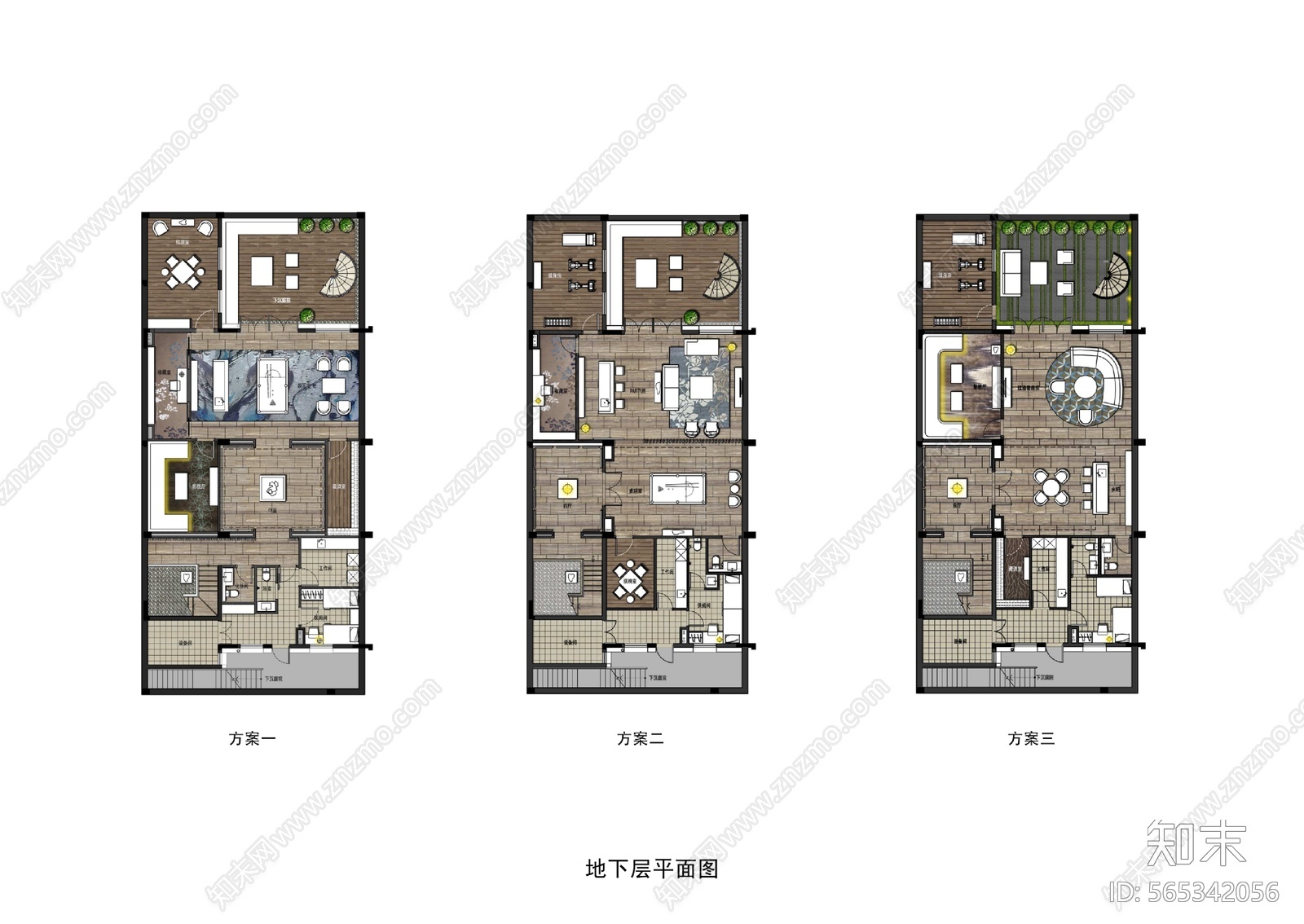 梁志天新中式九间堂别墅样板｜概念方案施工图下载【ID:565342056】