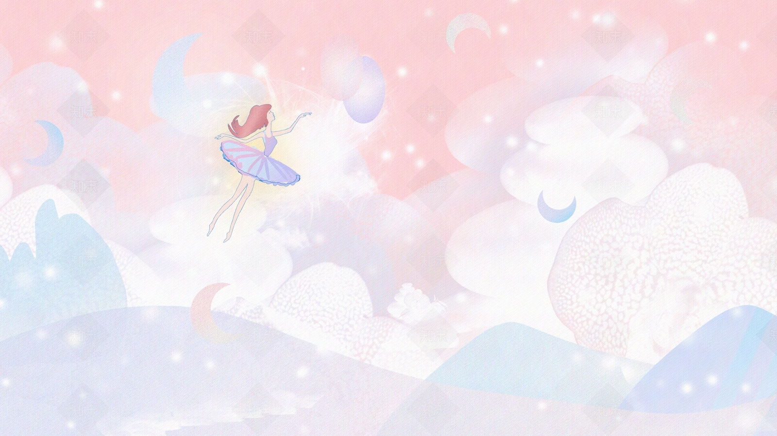 童话女孩小精灵儿童壁纸贴图下载【ID:965389323】