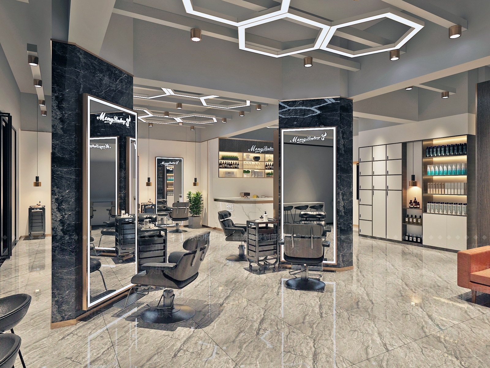 现代理发店3D模型下载【ID:965523715】