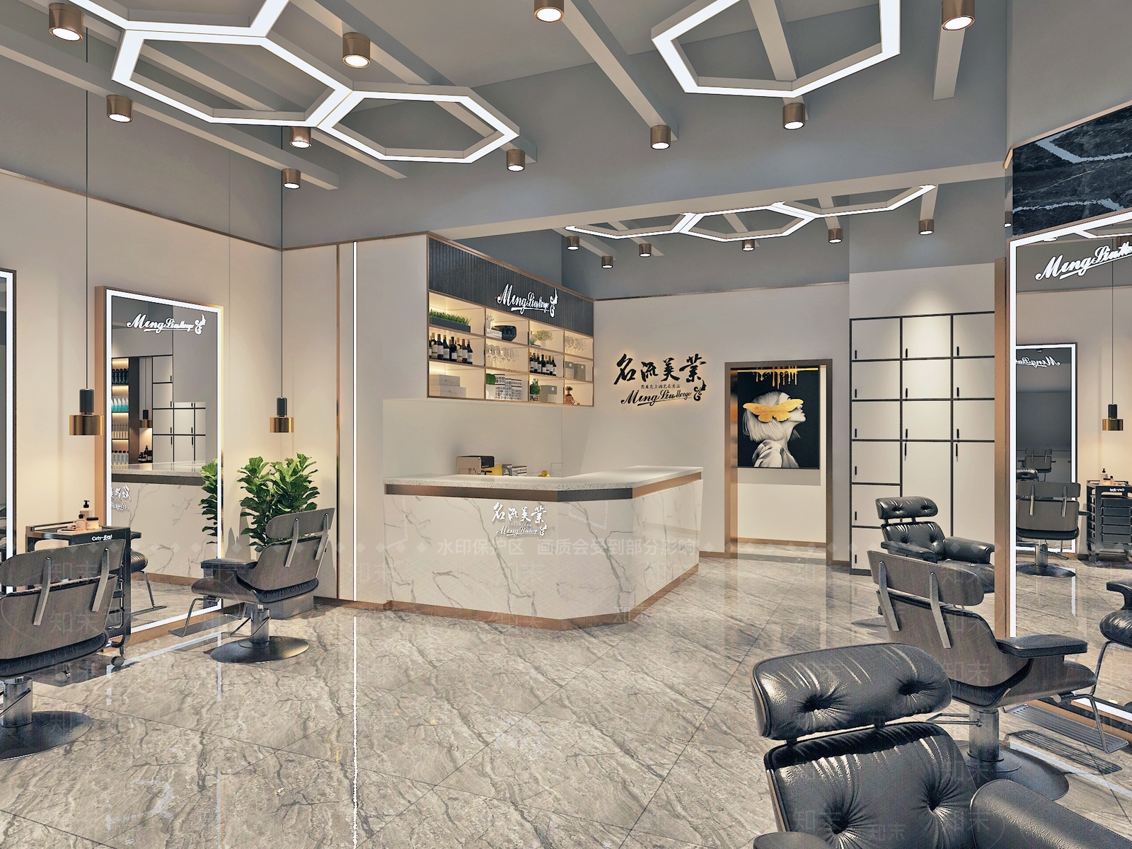 现代理发店3D模型下载【ID:965523715】