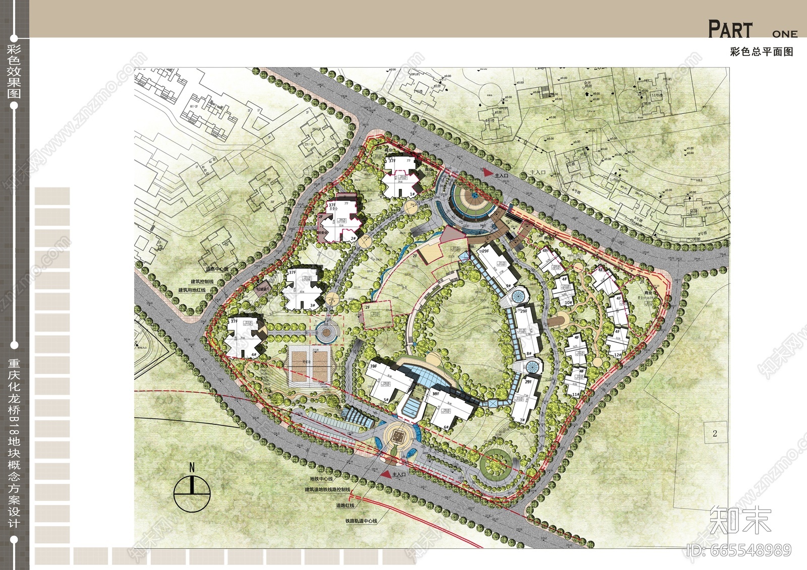 重庆化龙桥住宅项目cad施工图下载【ID:665548989】