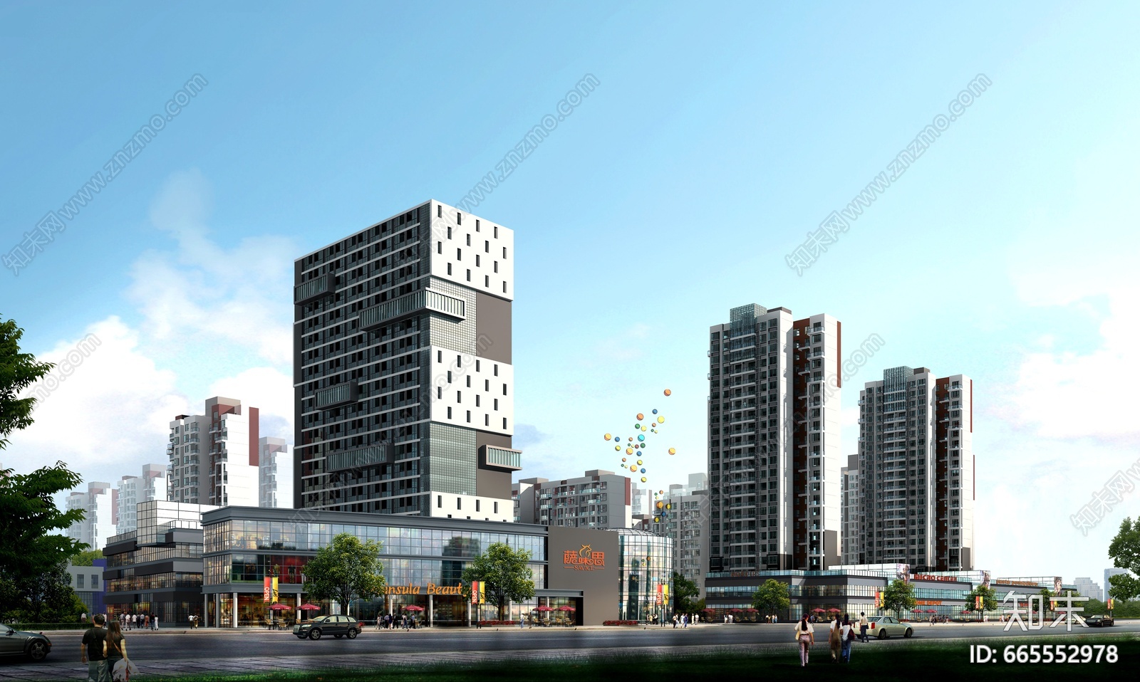 淮北矿业宿州千亩园投标项目规划建筑设计方案cad施工图下载【ID:665552978】