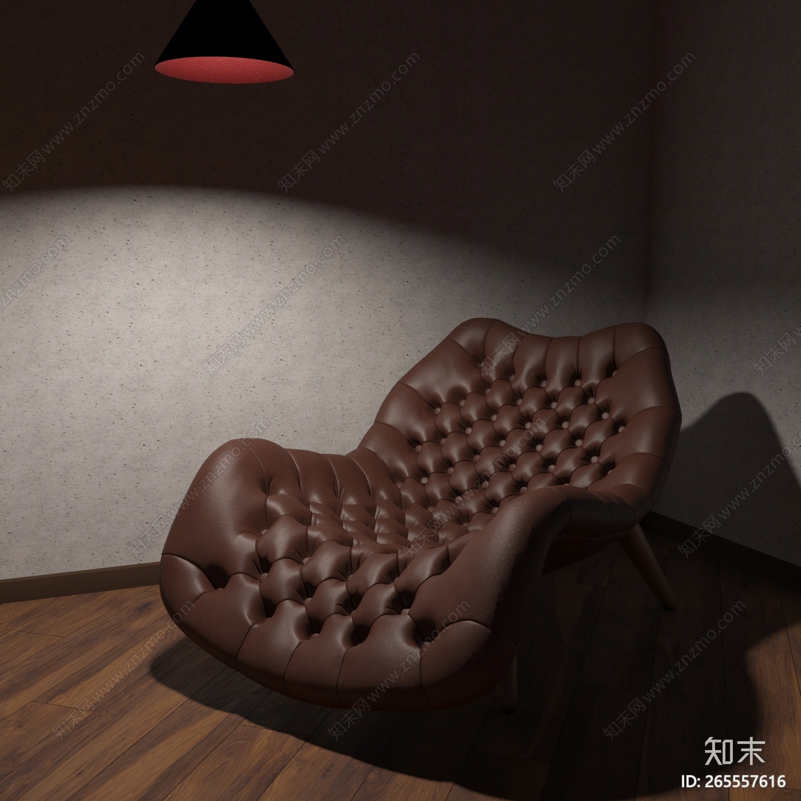 现代休闲躺椅3D模型下载【ID:265557616】