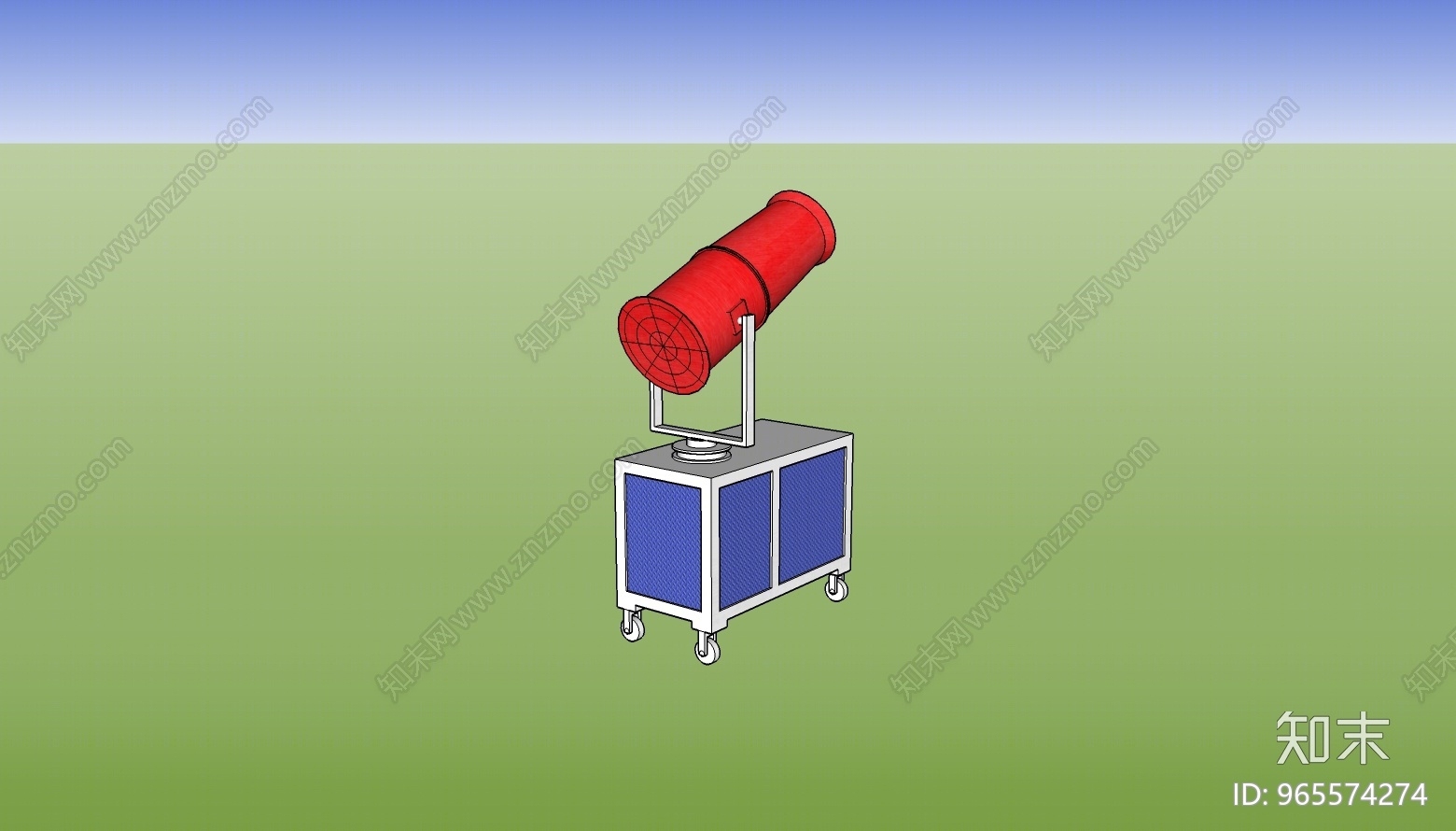 工业风喷雾机SU模型下载【ID:965574274】