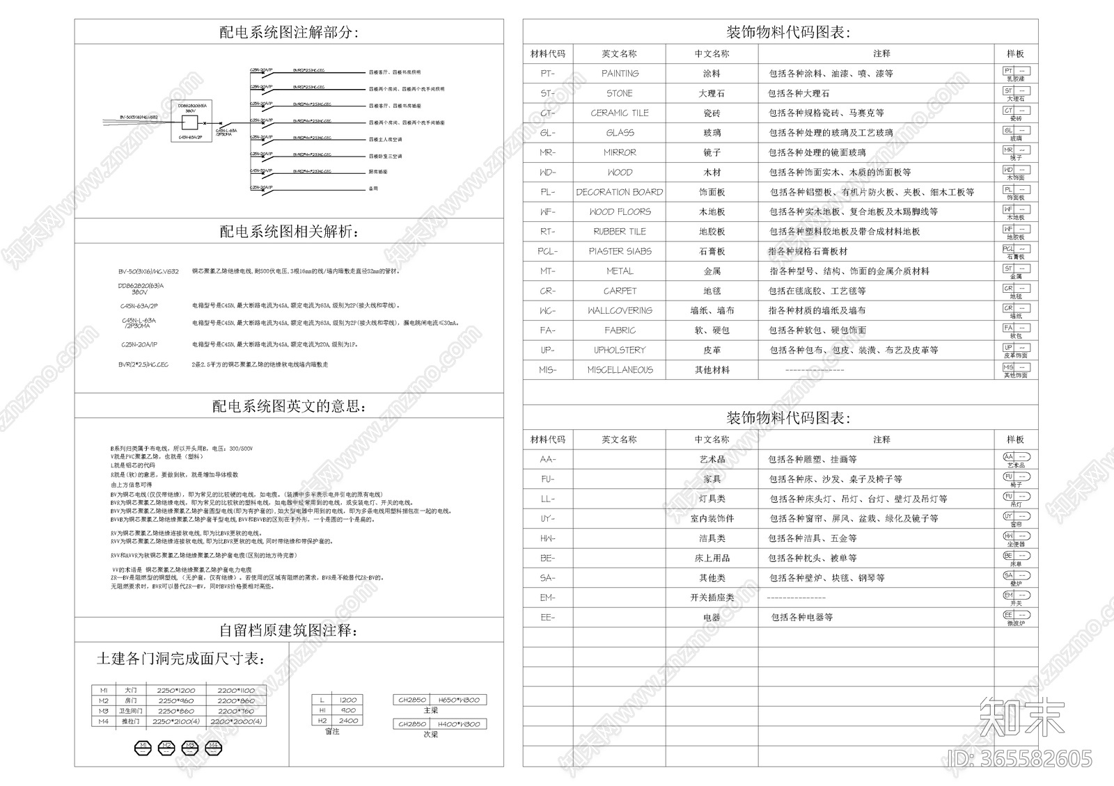 图例规范cad施工图下载【ID:365582605】