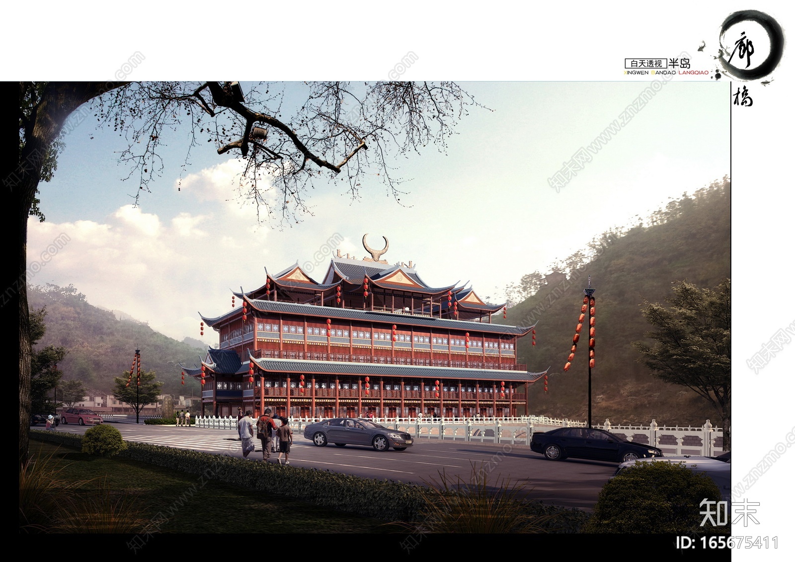 廊桥cad施工图下载【ID:165675411】