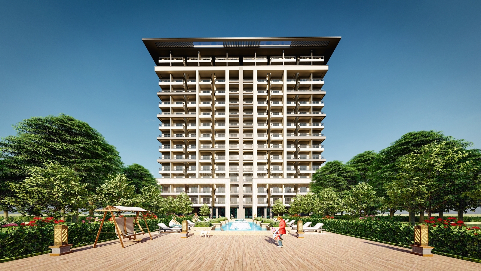 现代风格中小学SU模型下载【ID:865677268】