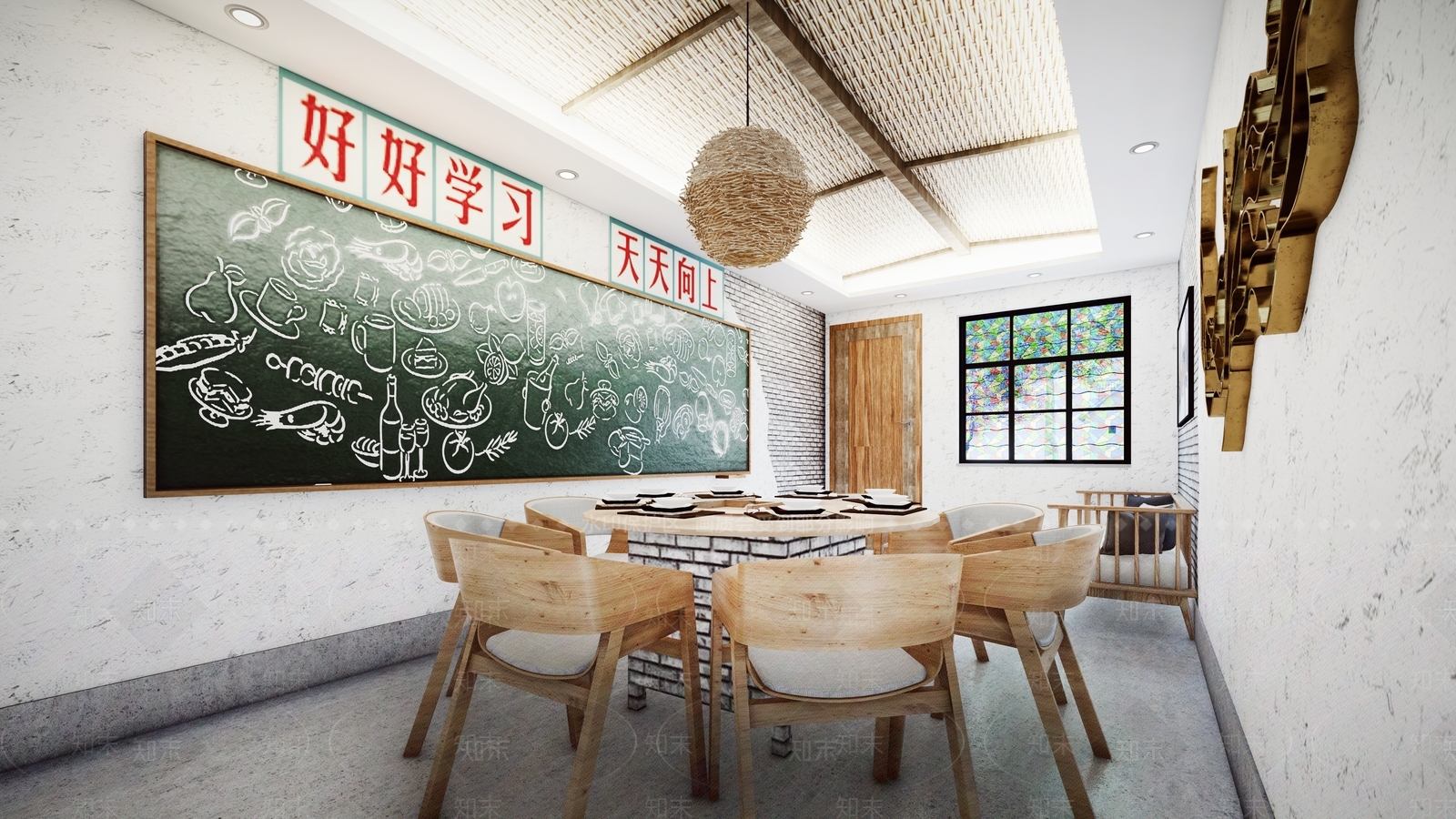 中式风格包厢SU模型下载【ID:965688222】