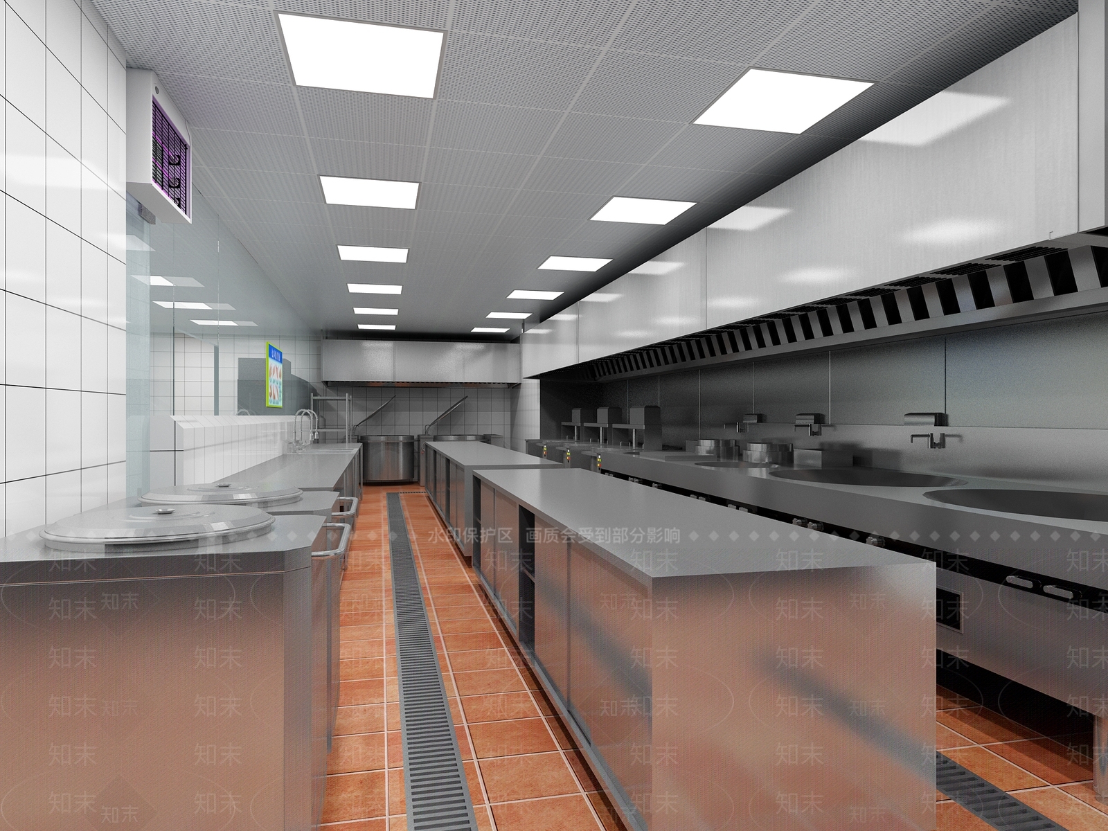 现代厨房3D模型下载【ID:765862797】