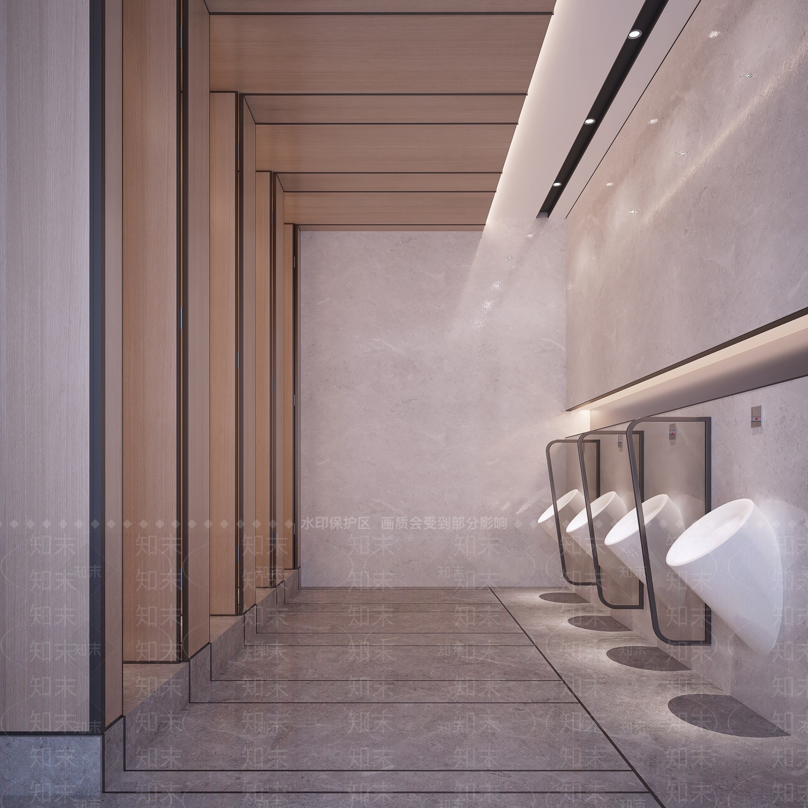 现代公用卫生间3D模型下载【ID:965882908】