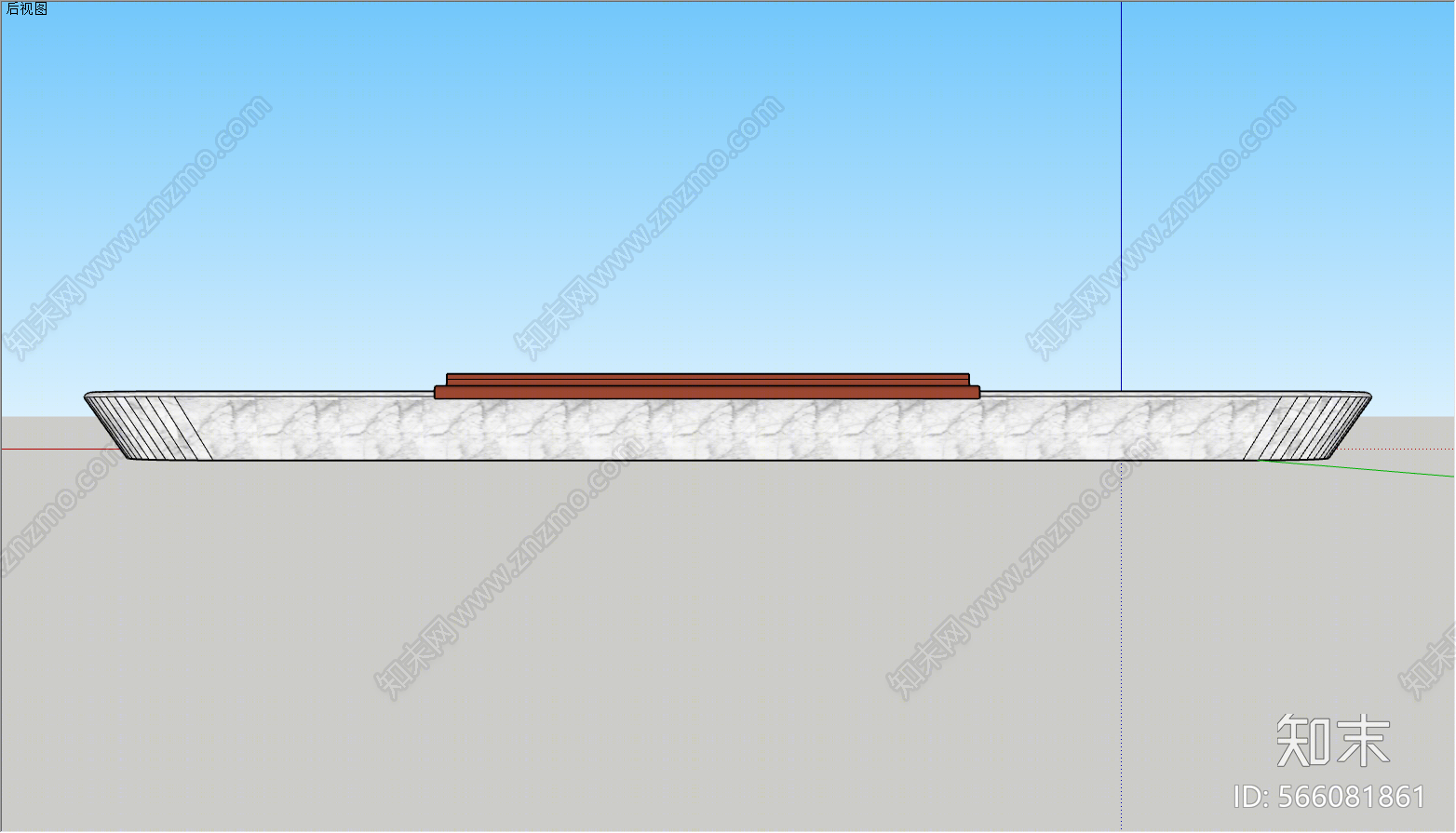 现代风格景观座椅SU模型下载【ID:566081861】