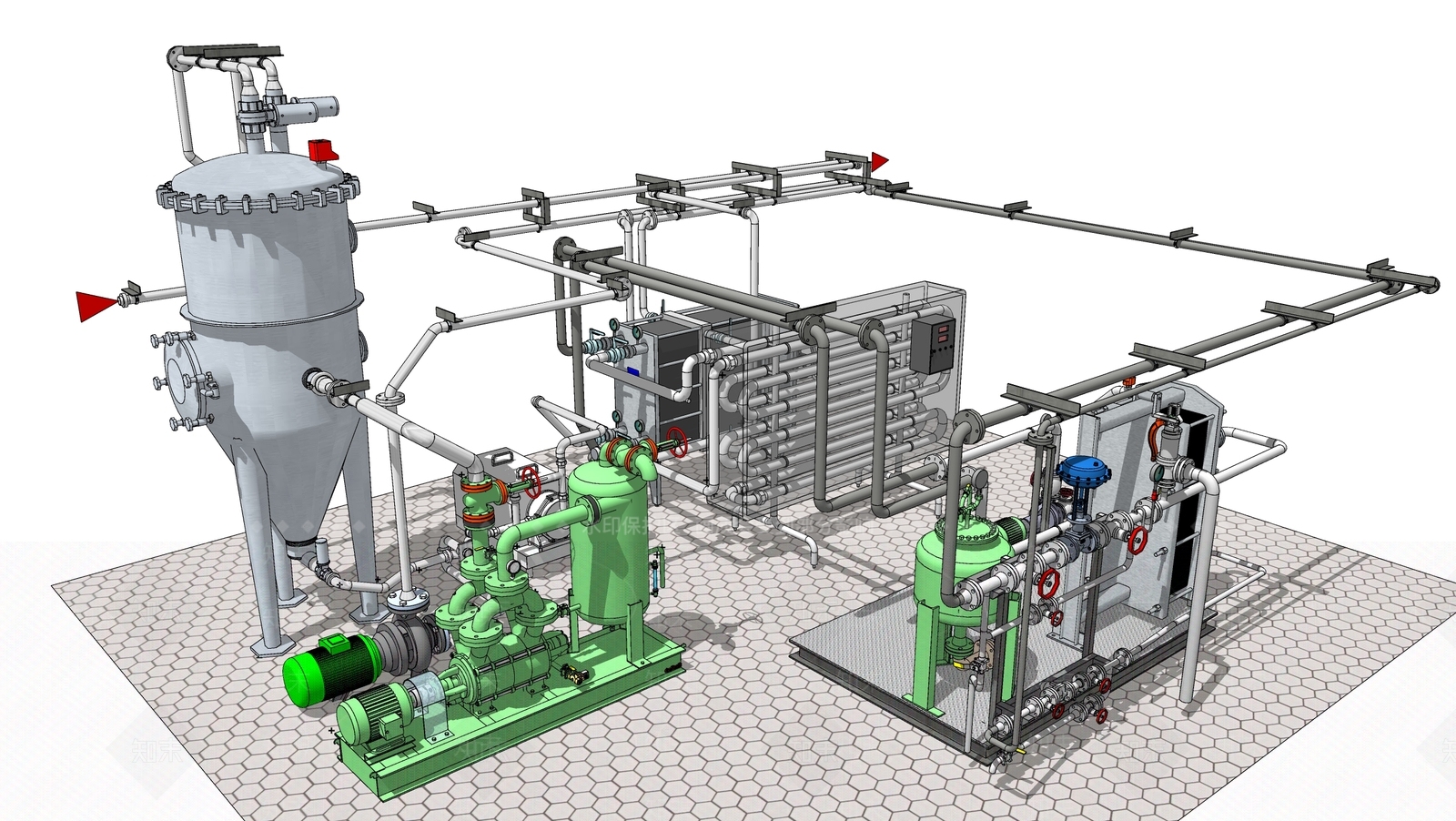 现代风格风力发电机SU模型下载【ID:766267283】