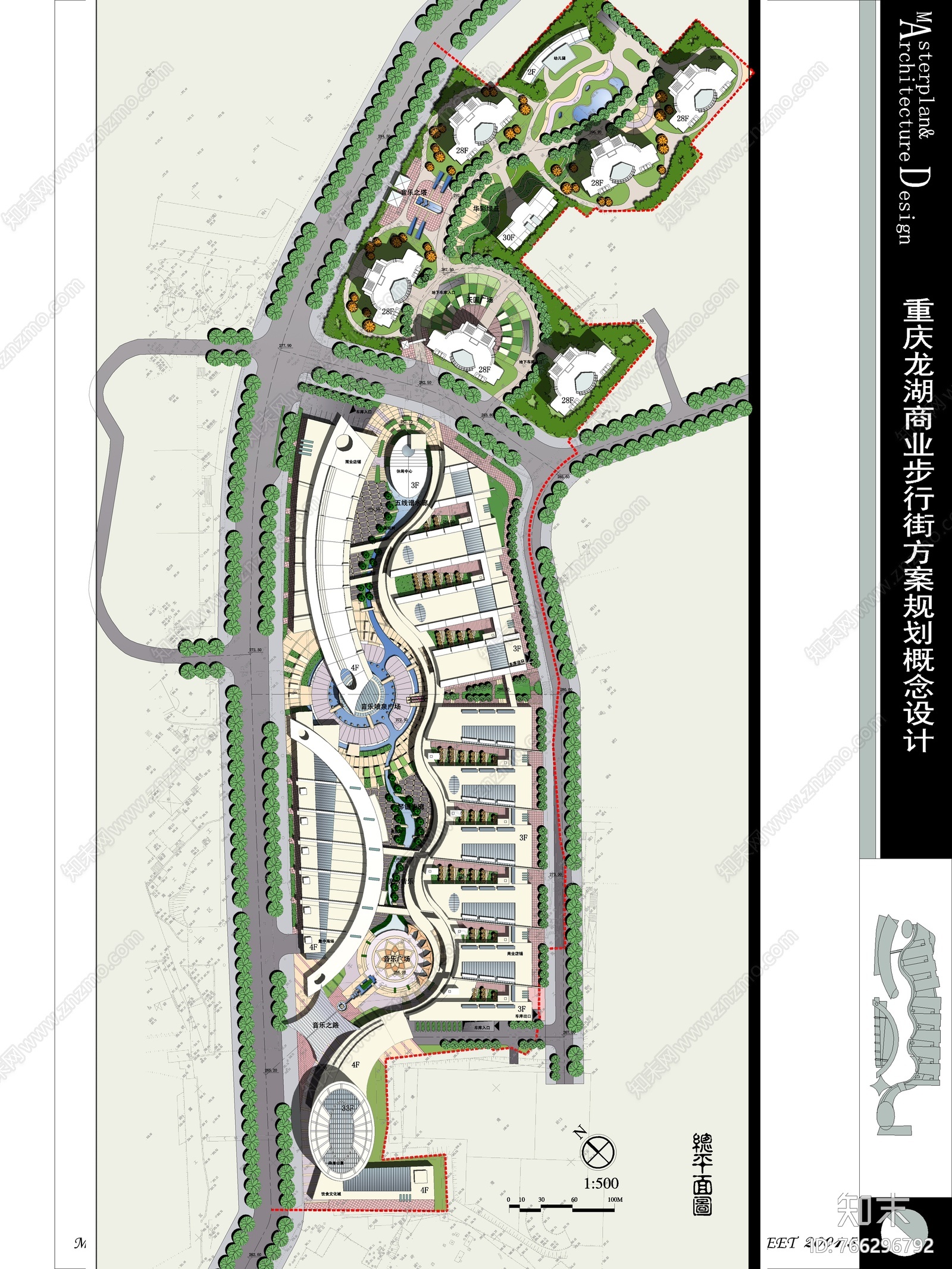 龙湖天街cad施工图下载【ID:766296792】