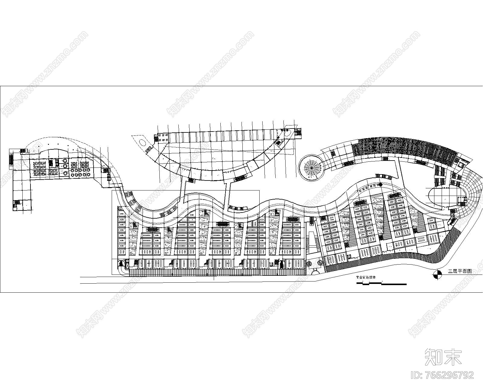 龙湖天街cad施工图下载【ID:766296792】