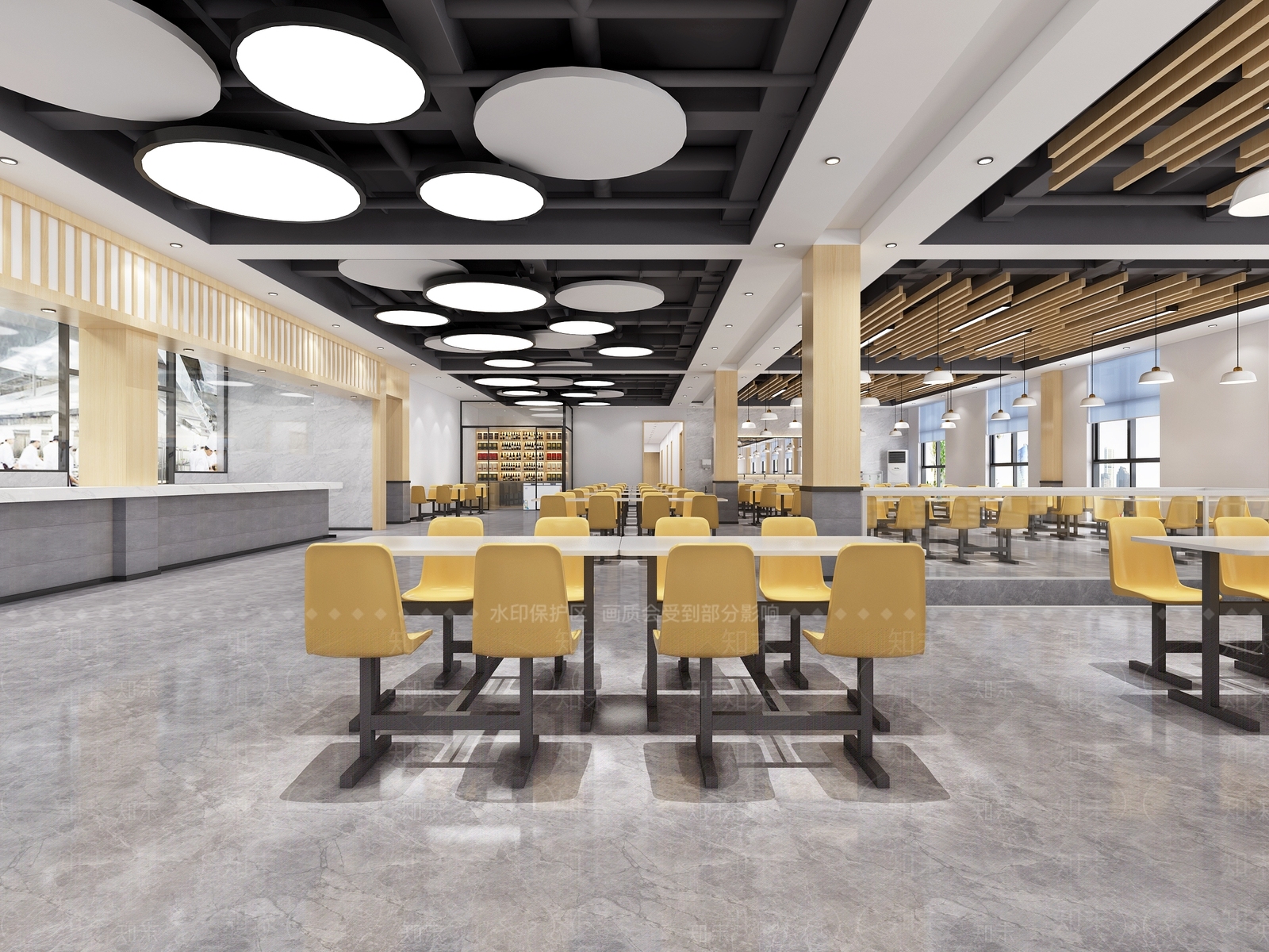 工业风食堂装饰灯3D模型下载【ID:766300747】