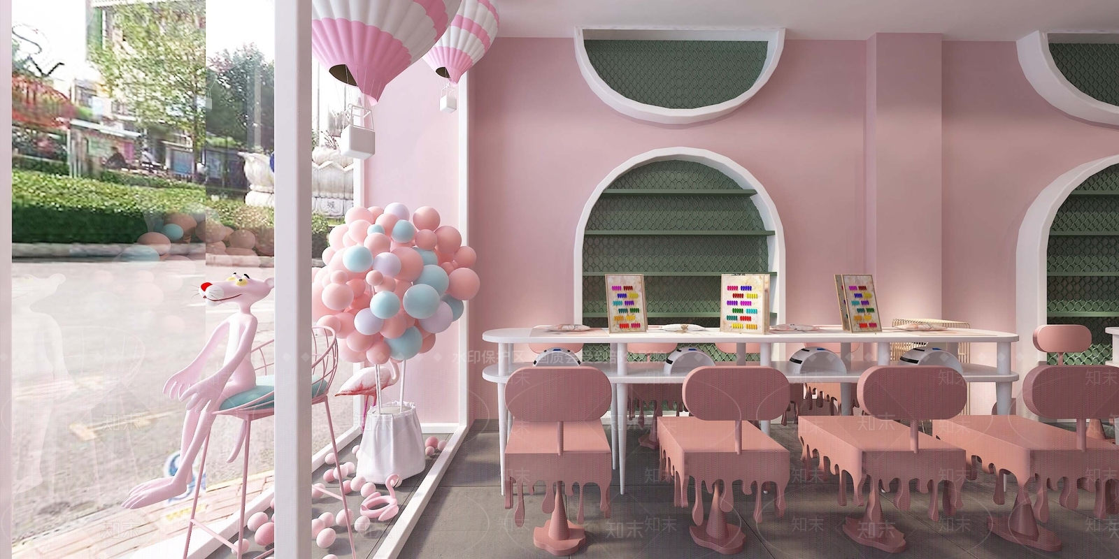 北欧美甲店3D模型下载【ID:266882085】