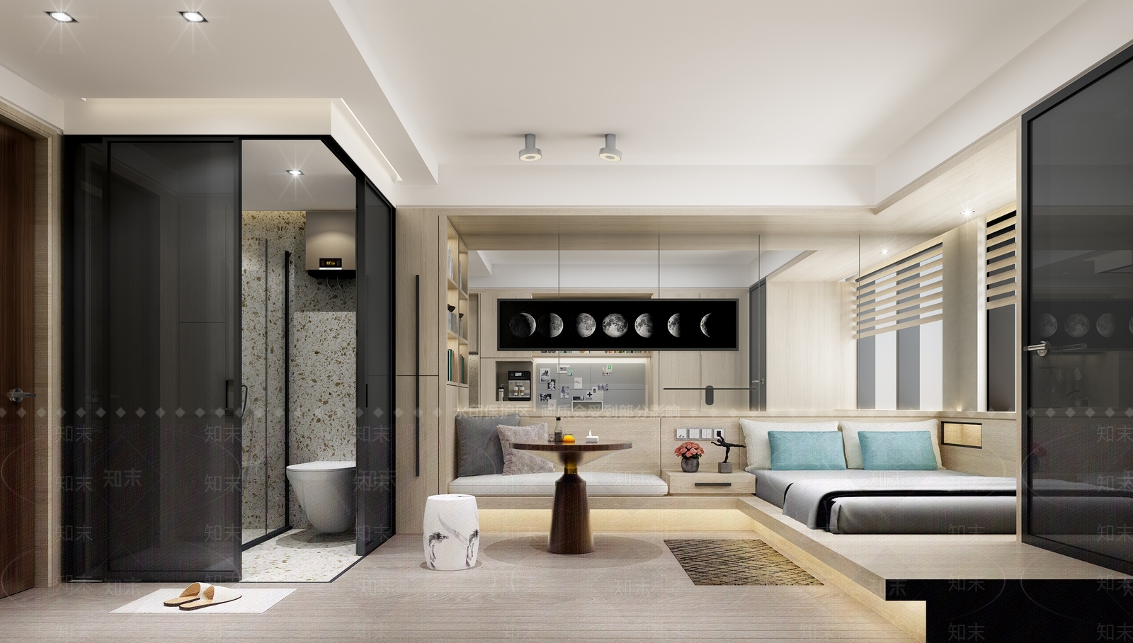 现代单身公寓3D模型下载【ID:966895706】