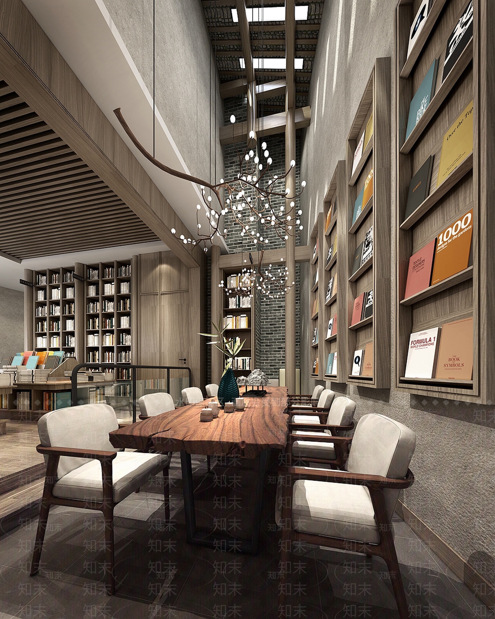 现代书店3D模型下载【ID:866926291】
