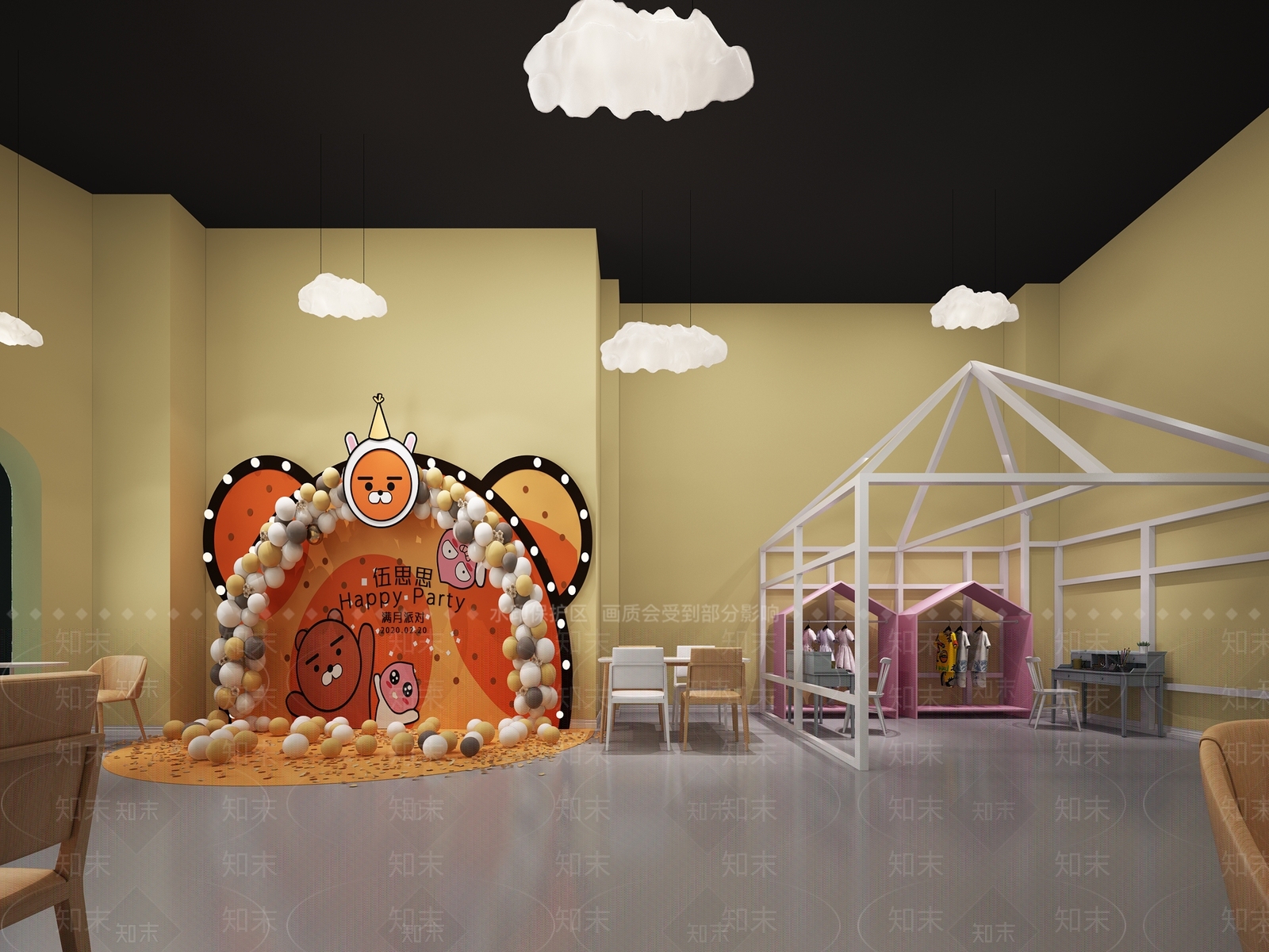 北欧儿童餐饮3D模型下载【ID:266979984】